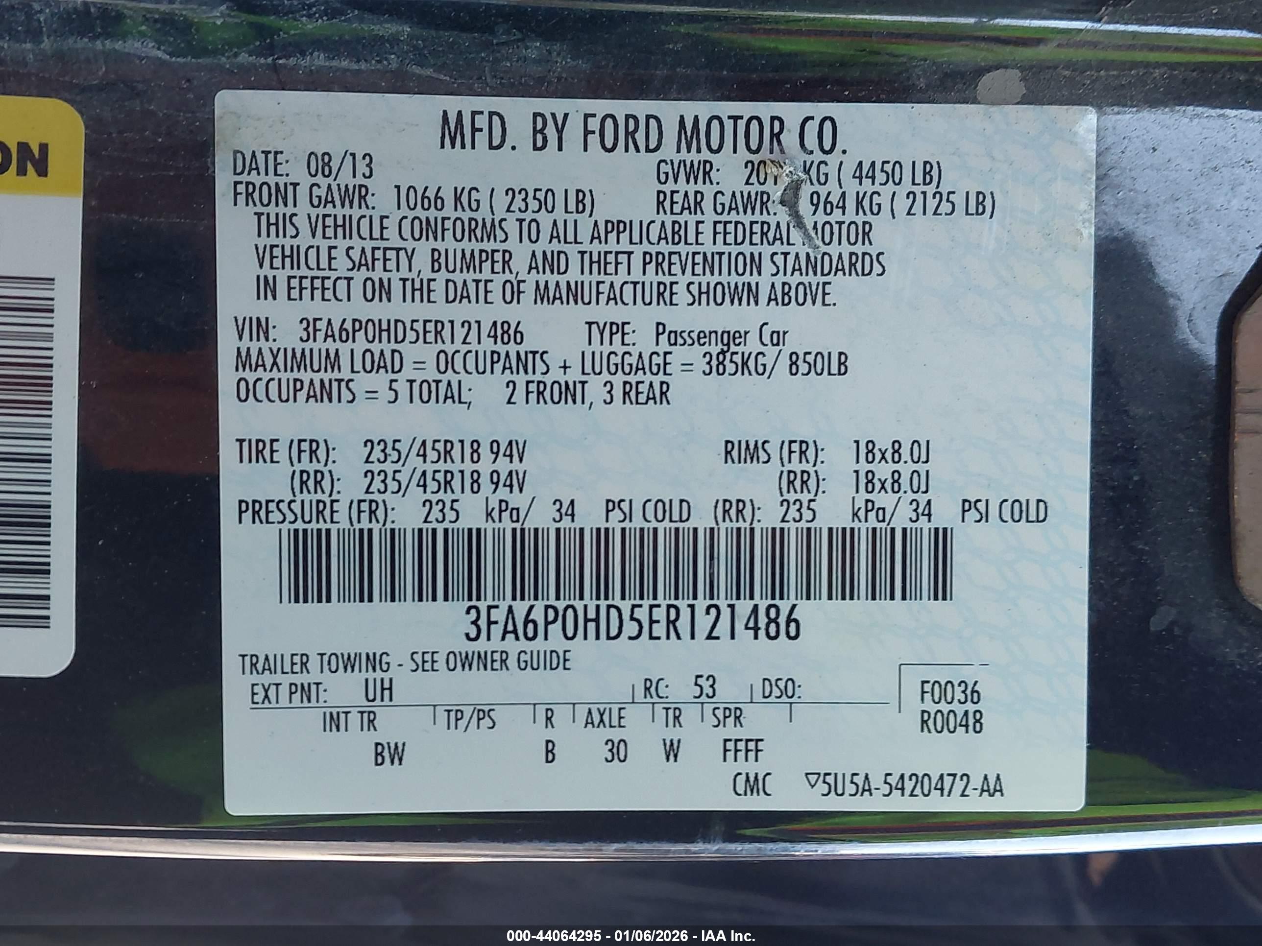 FORD FUSION image 9