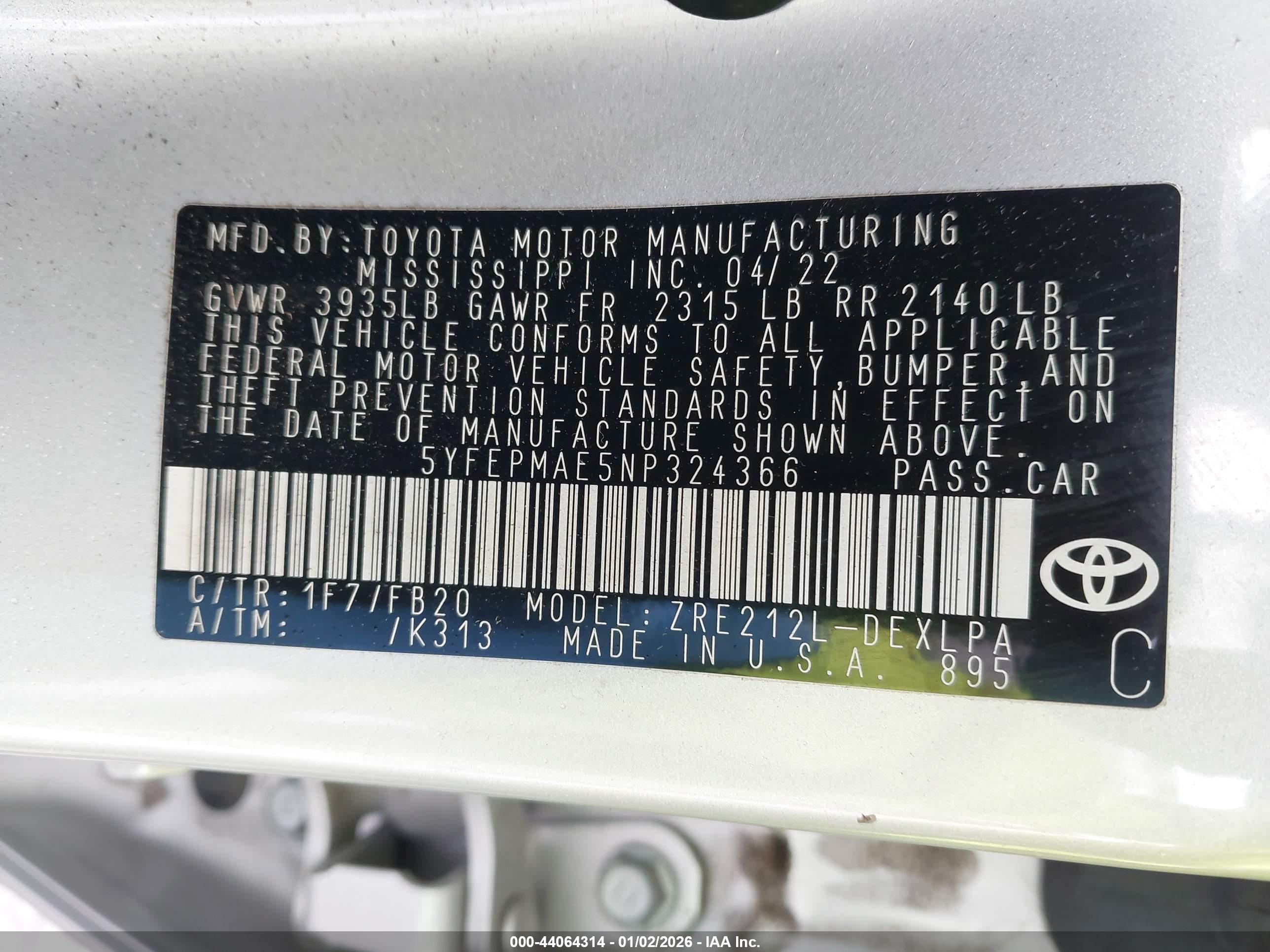 TOYOTA COROLLA image 9