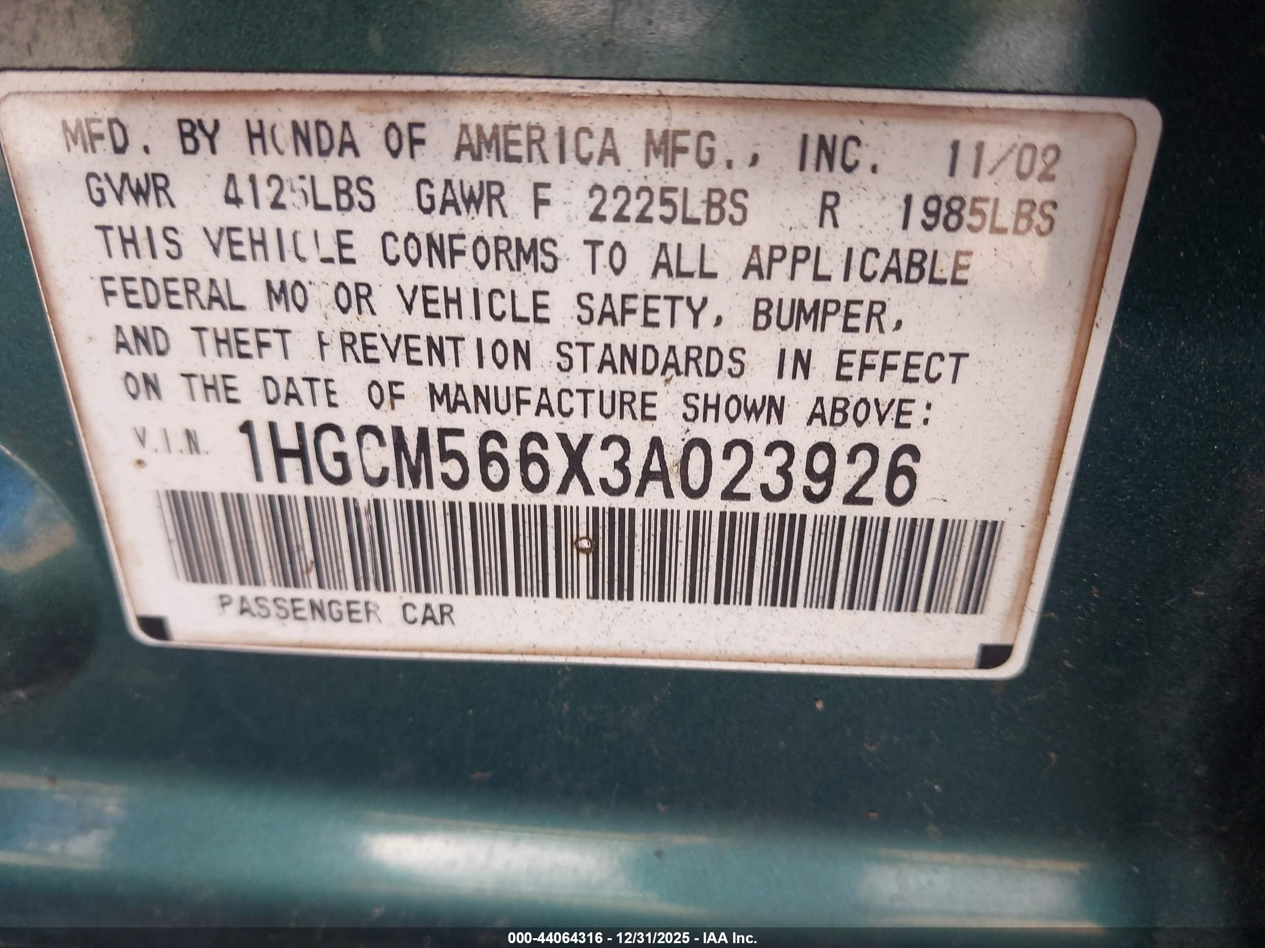 HONDA ACCORD image 9
