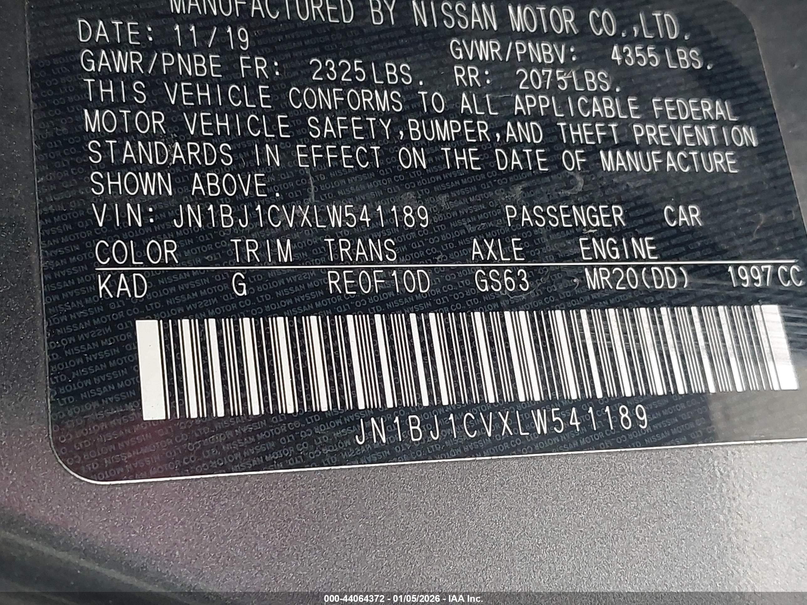 NISSAN ROGUE image 9