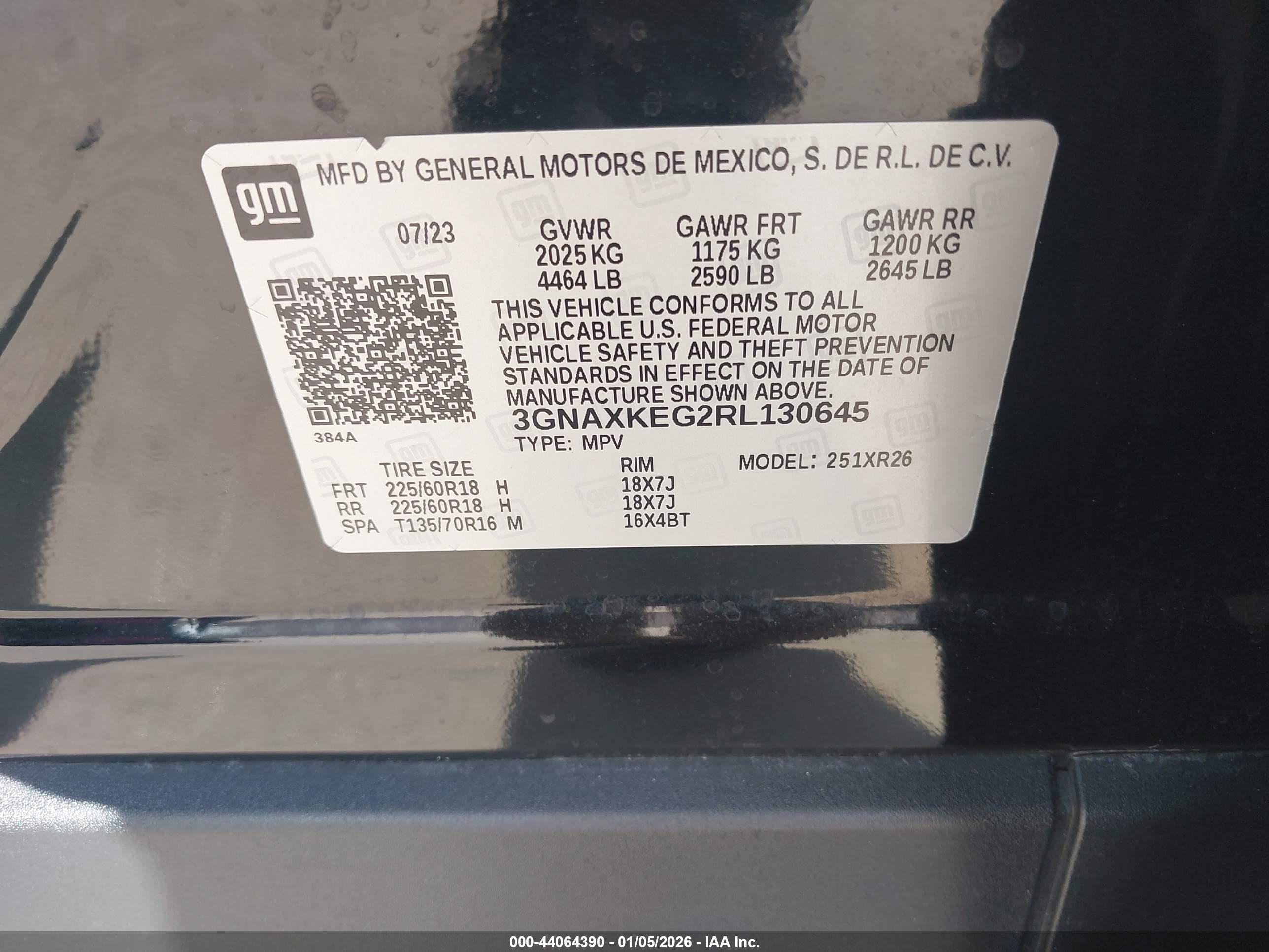 CHEVROLET EQUINOX image 9