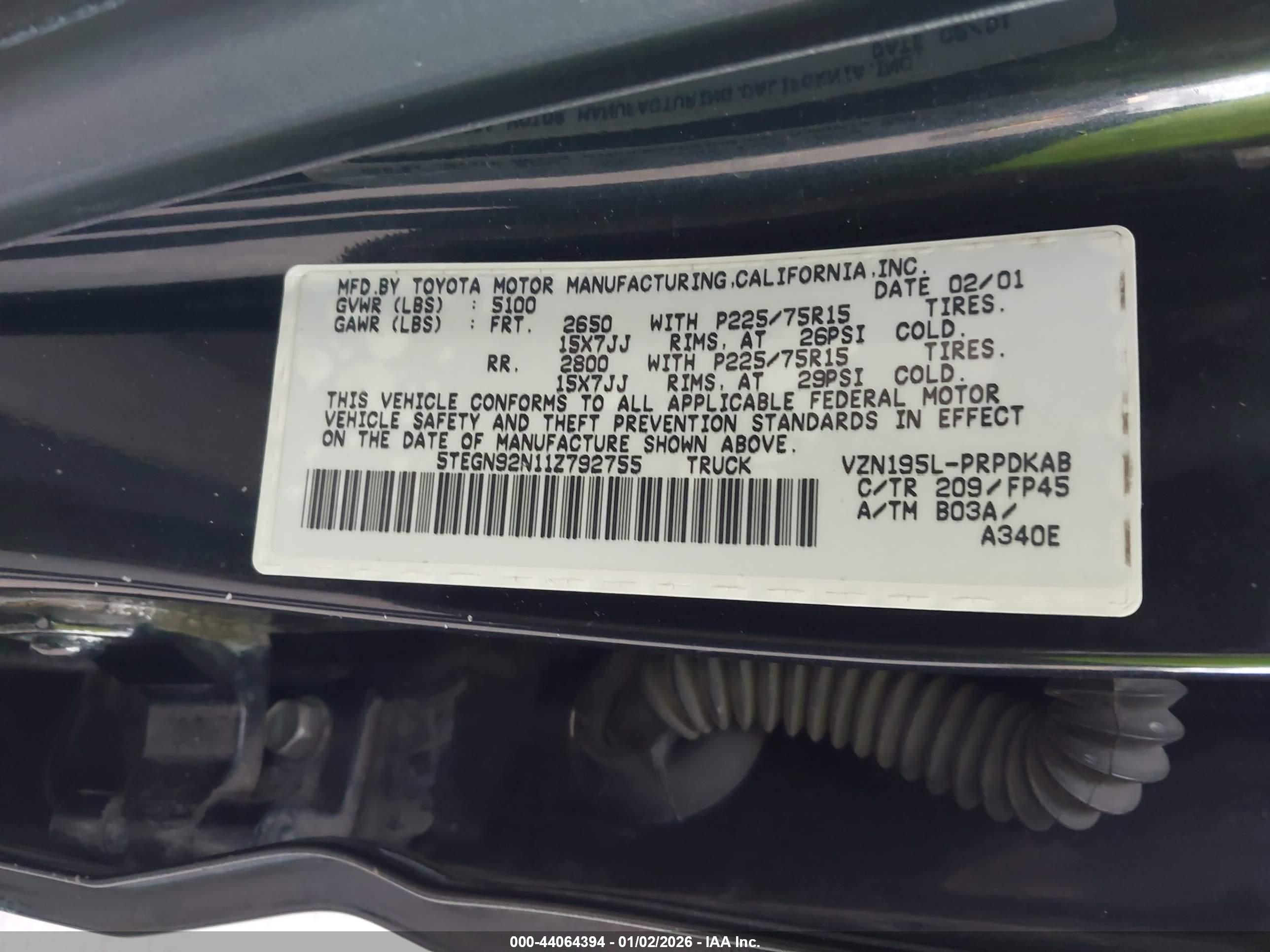 TOYOTA TACOMA image 9