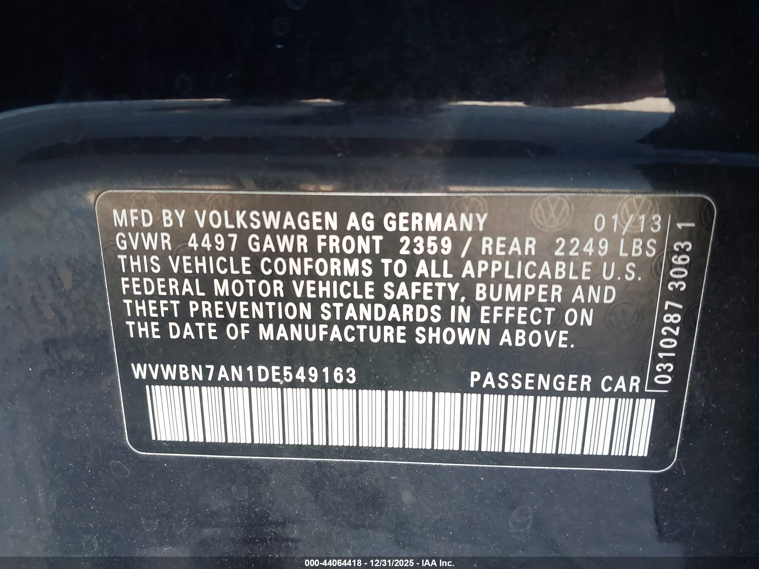 VOLKSWAGEN CC image 9