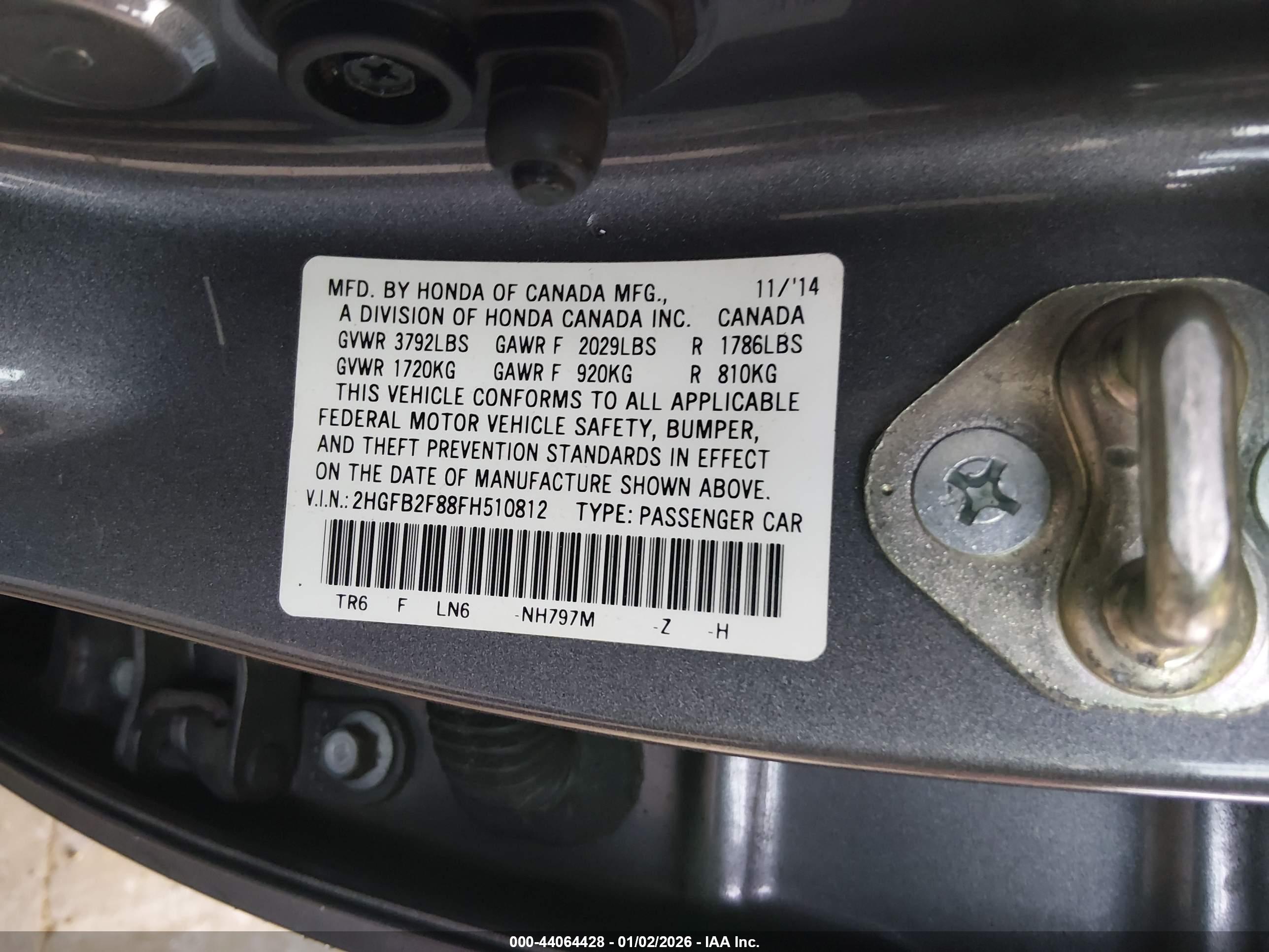 HONDA CIVIC image 9