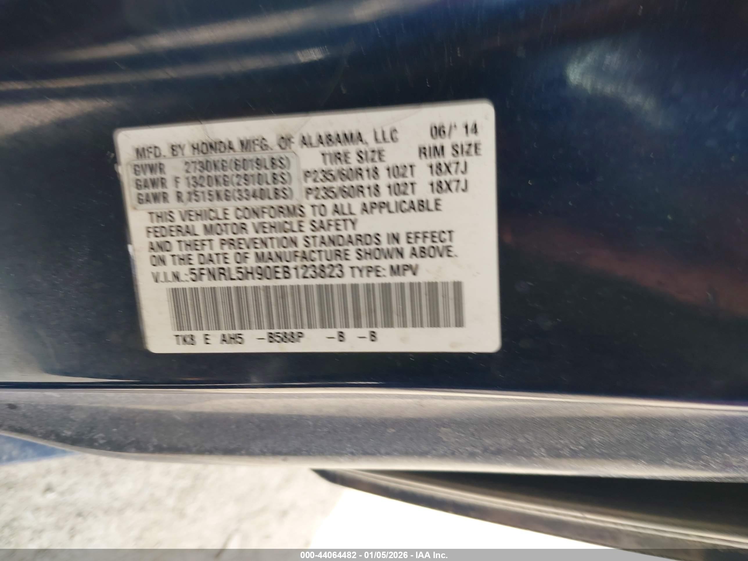 HONDA ODYSSEY image 9