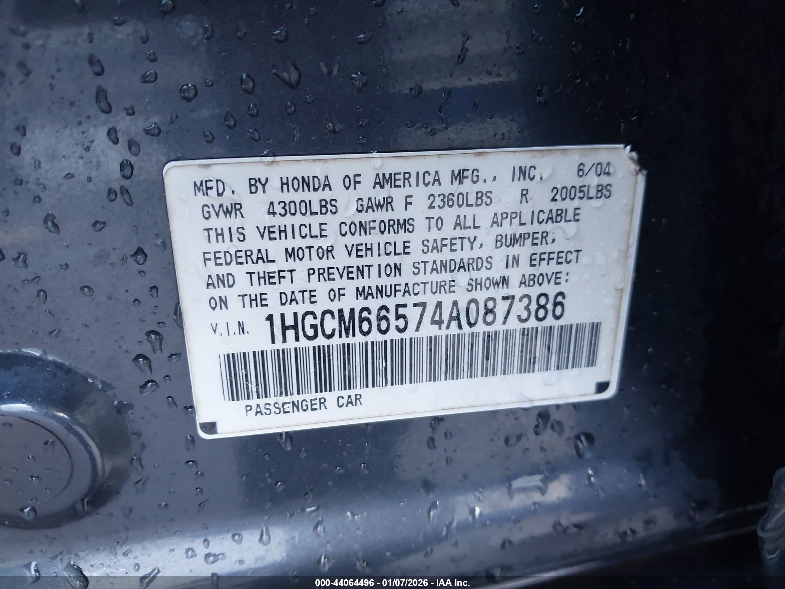 HONDA ACCORD image 9