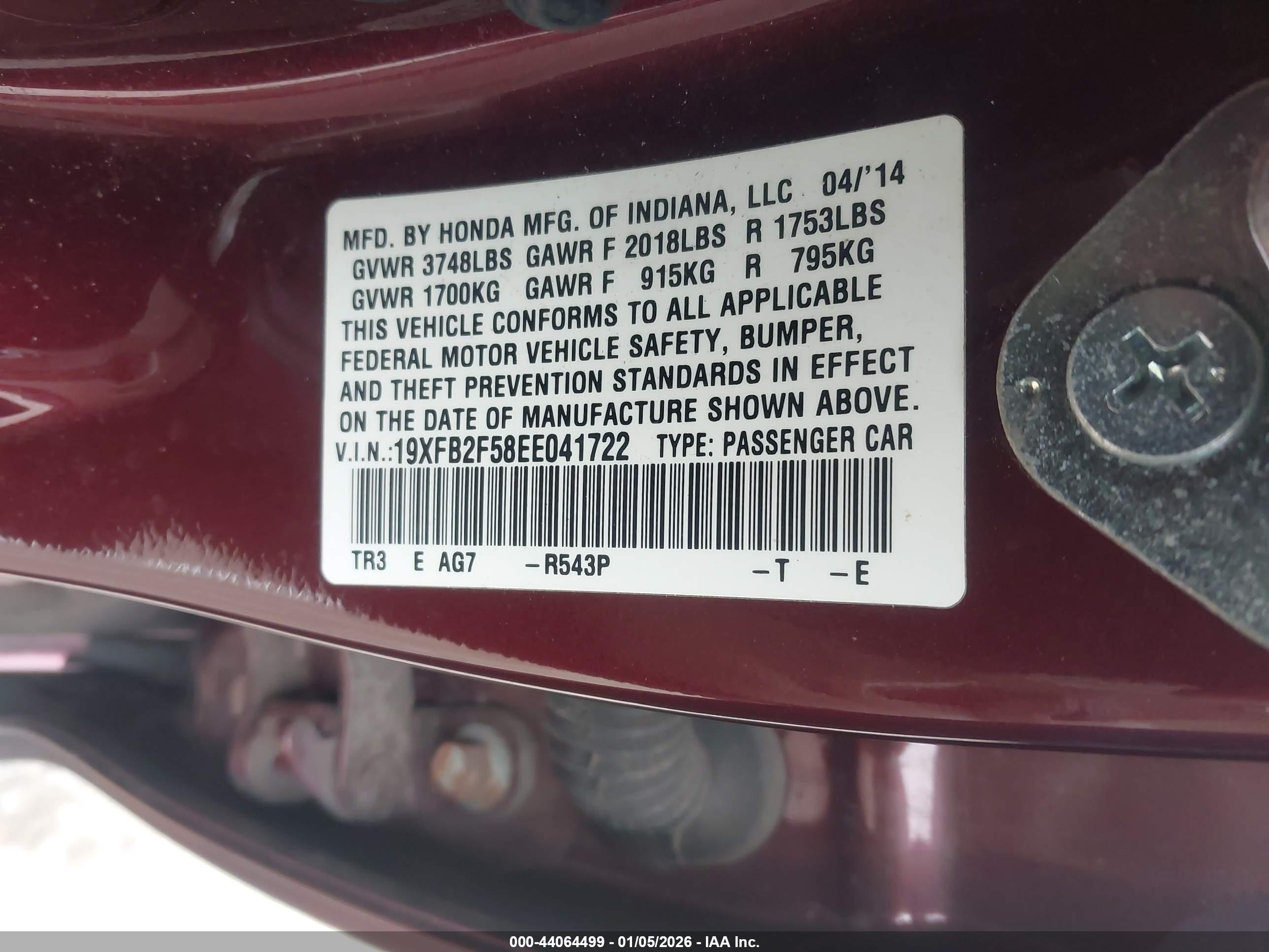 HONDA CIVIC image 9