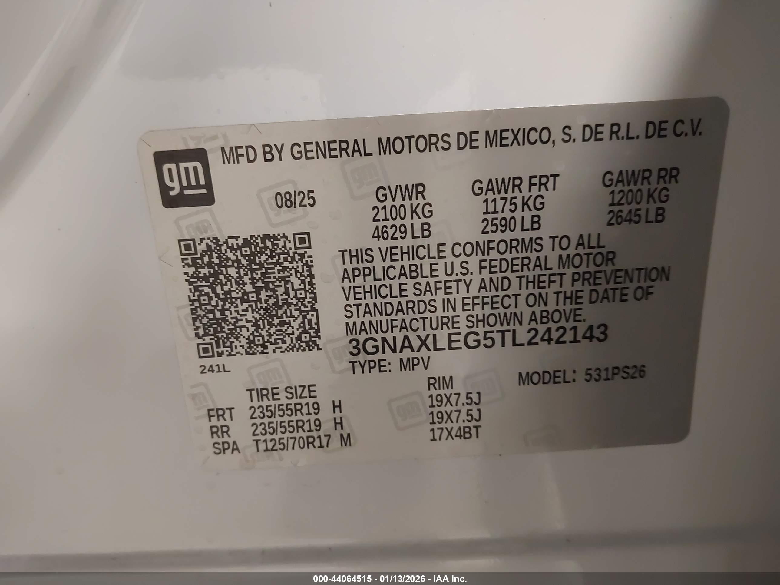 CHEVROLET EQUINOX image 9