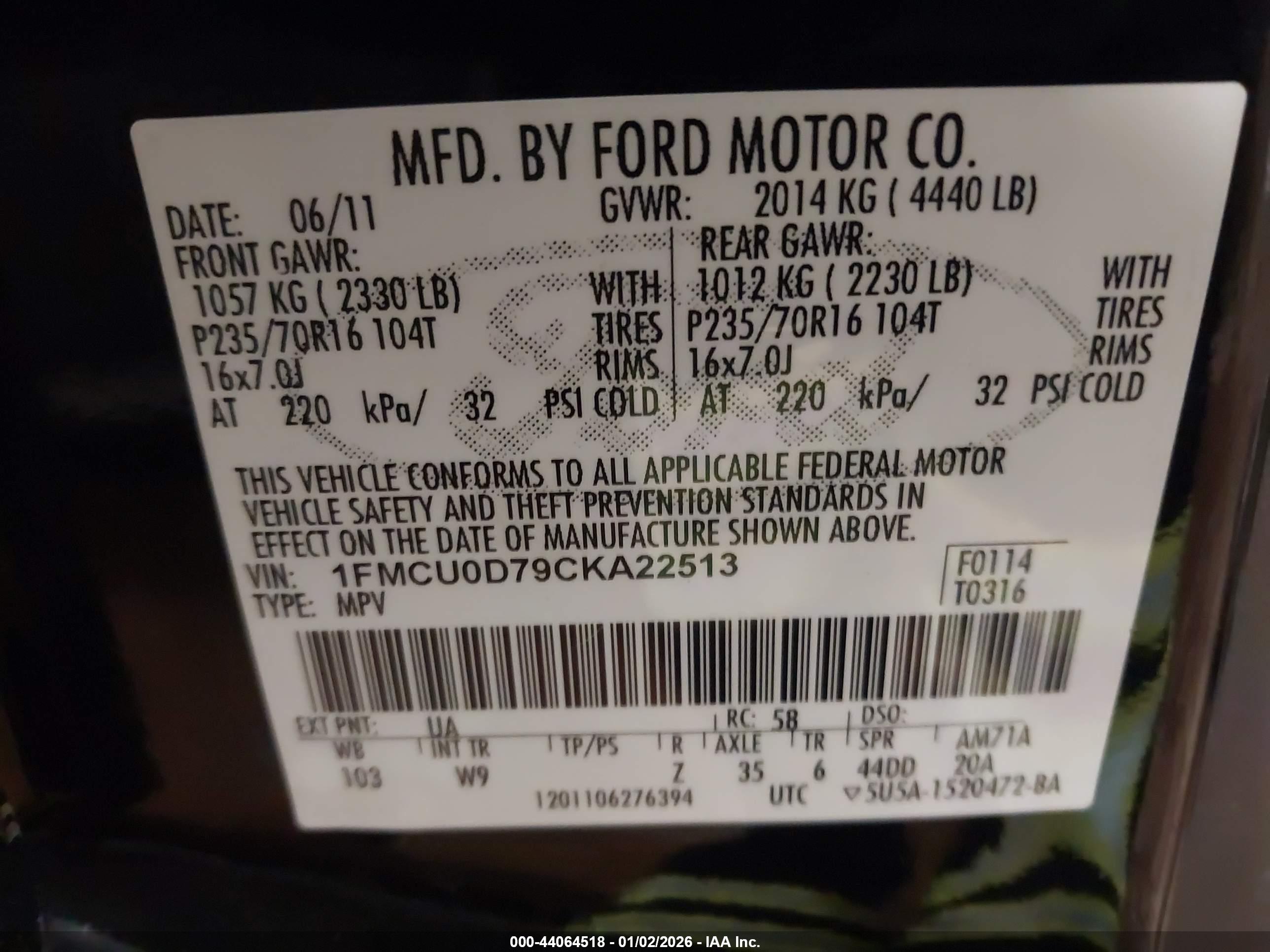 FORD ESCAPE image 9