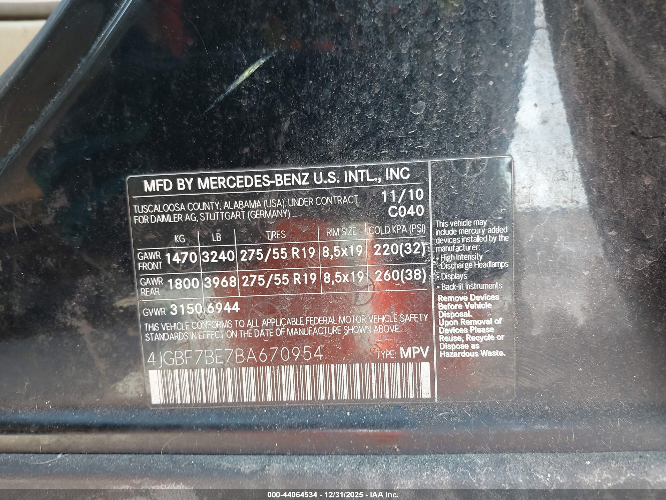 MERCEDES-BENZ GL image 9