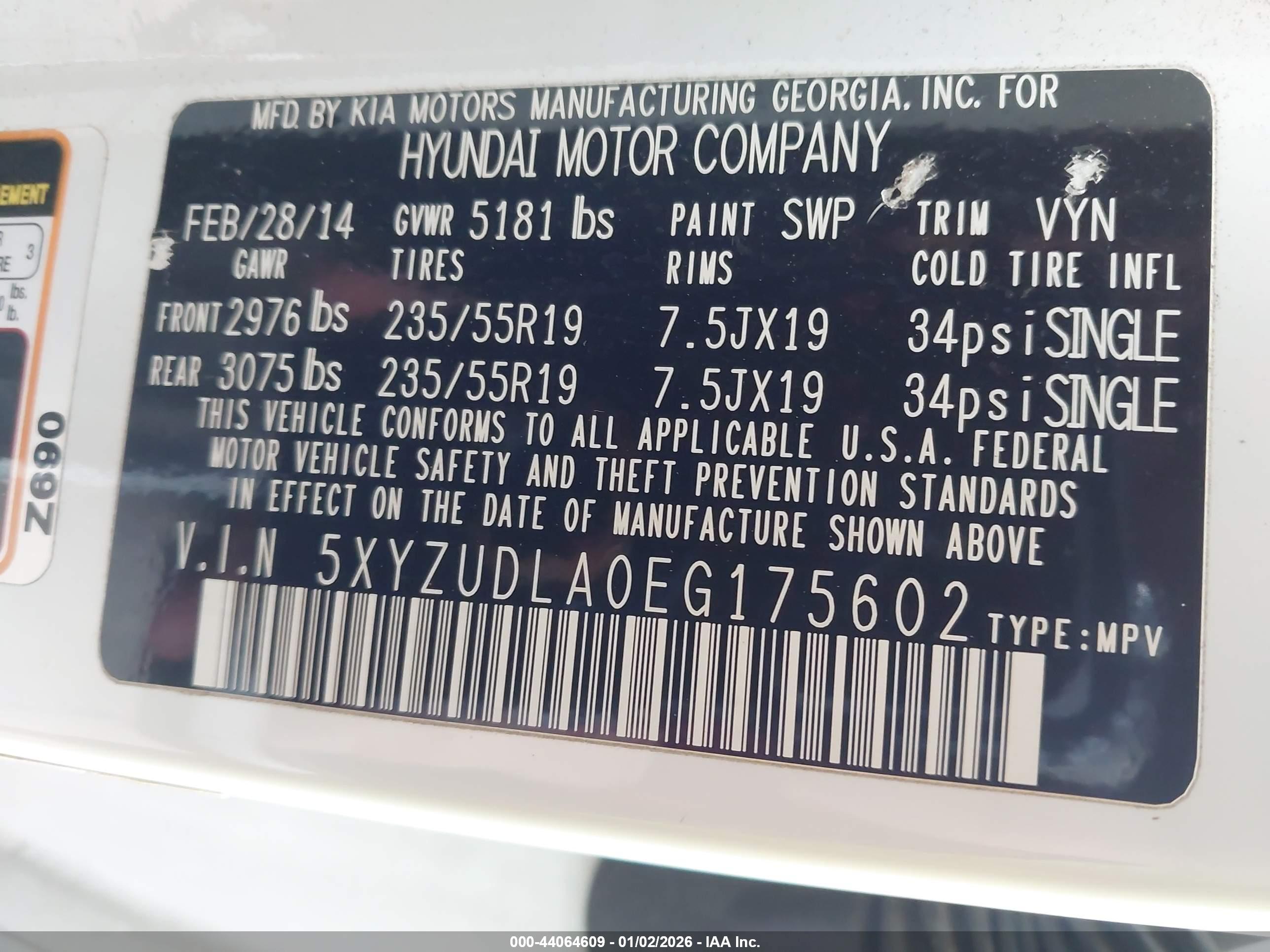 HYUNDAI SANTA image 9