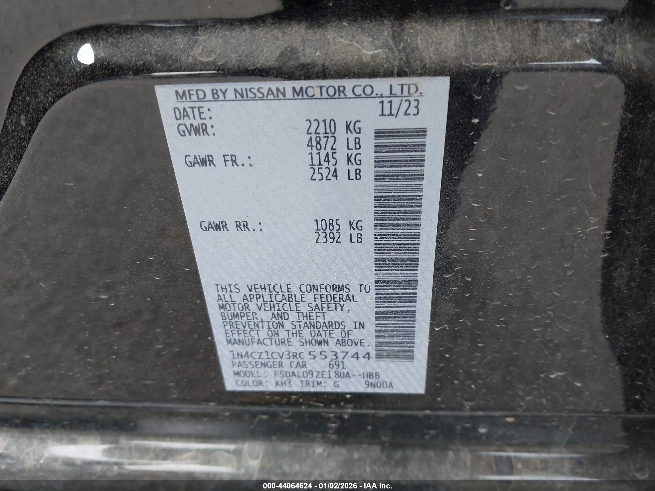 NISSAN LEAF image 9