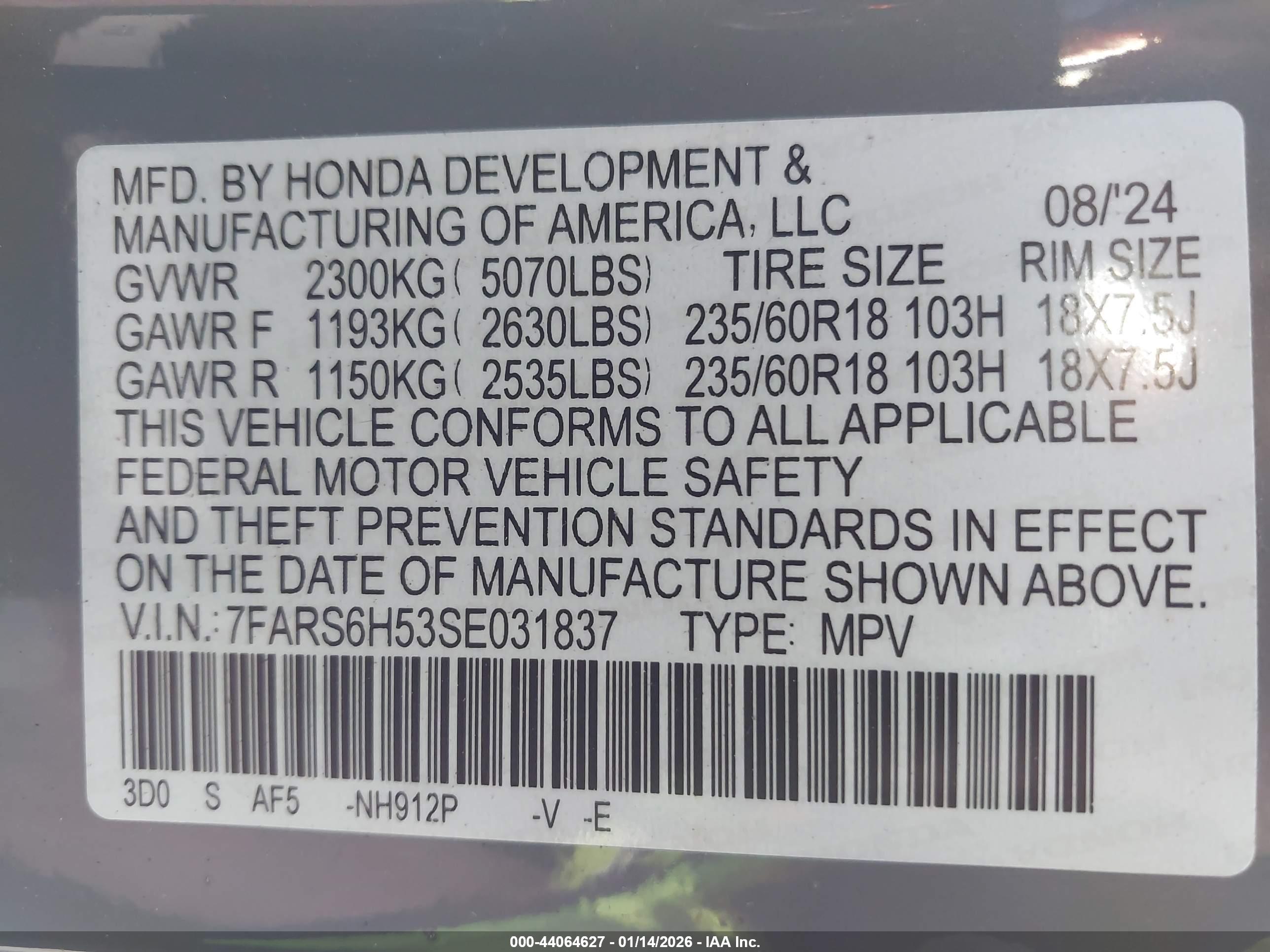 HONDA CR-V image 9