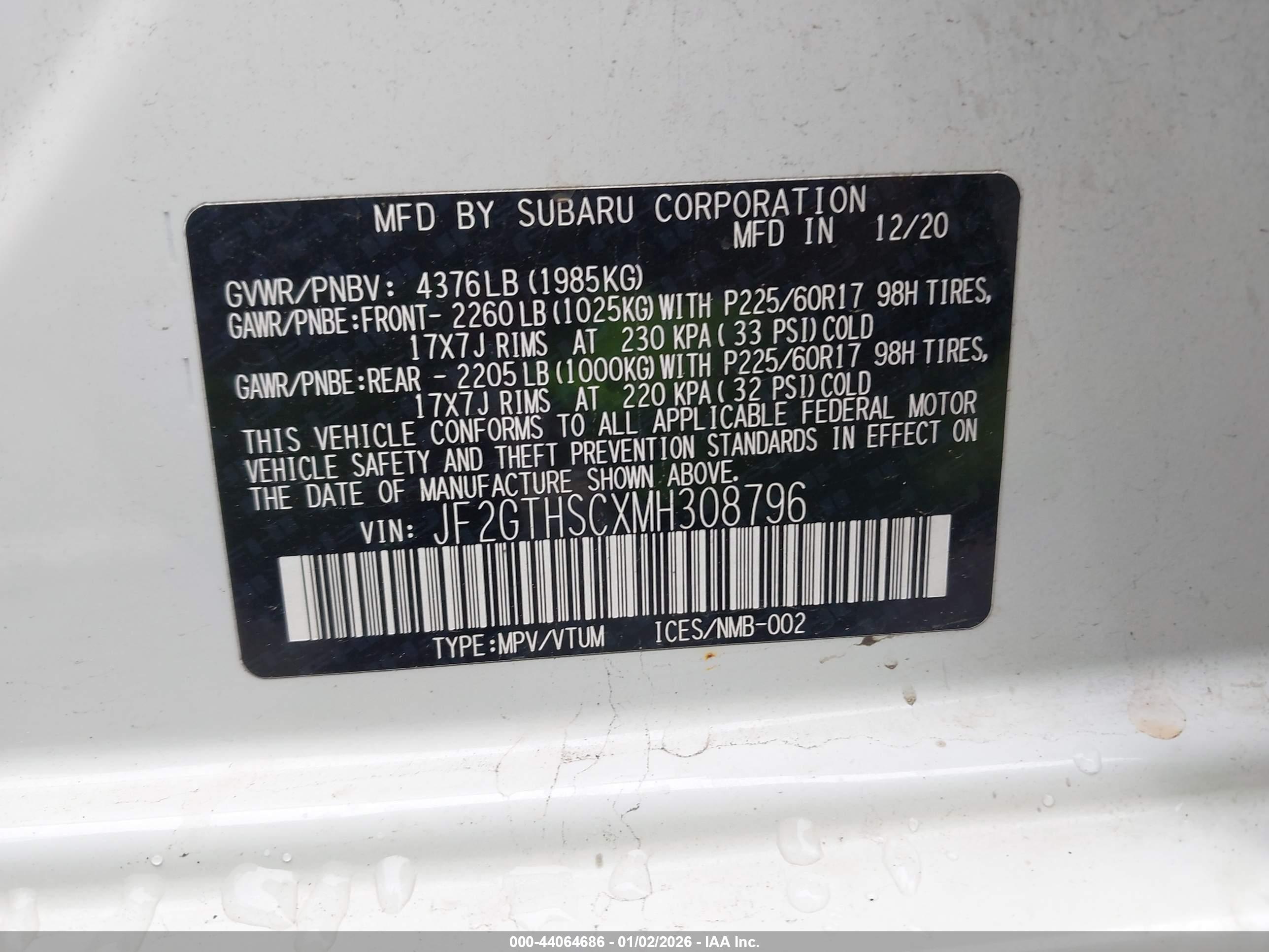 SUBARU CROSSTREK image 9