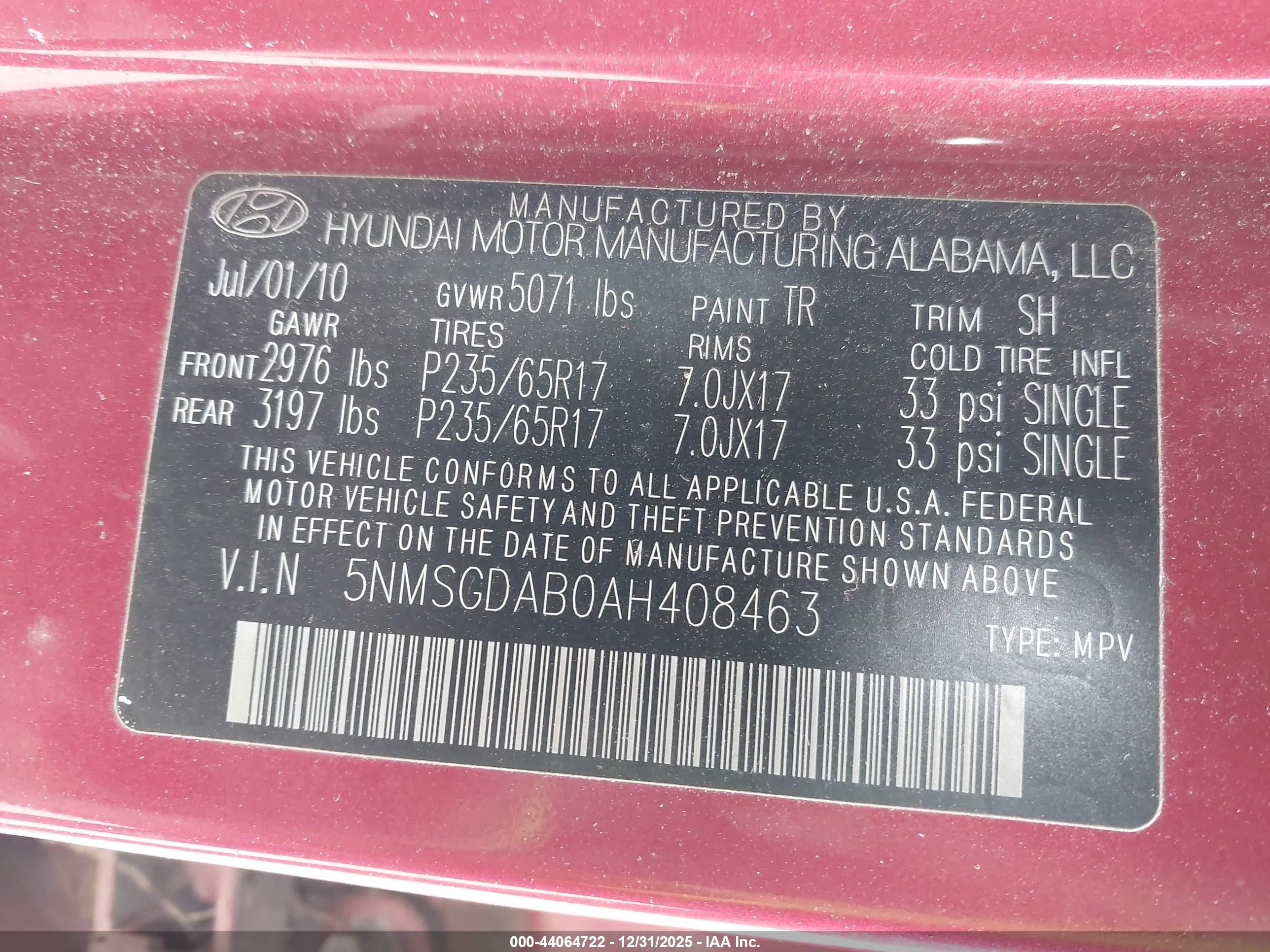 HYUNDAI SANTA image 9