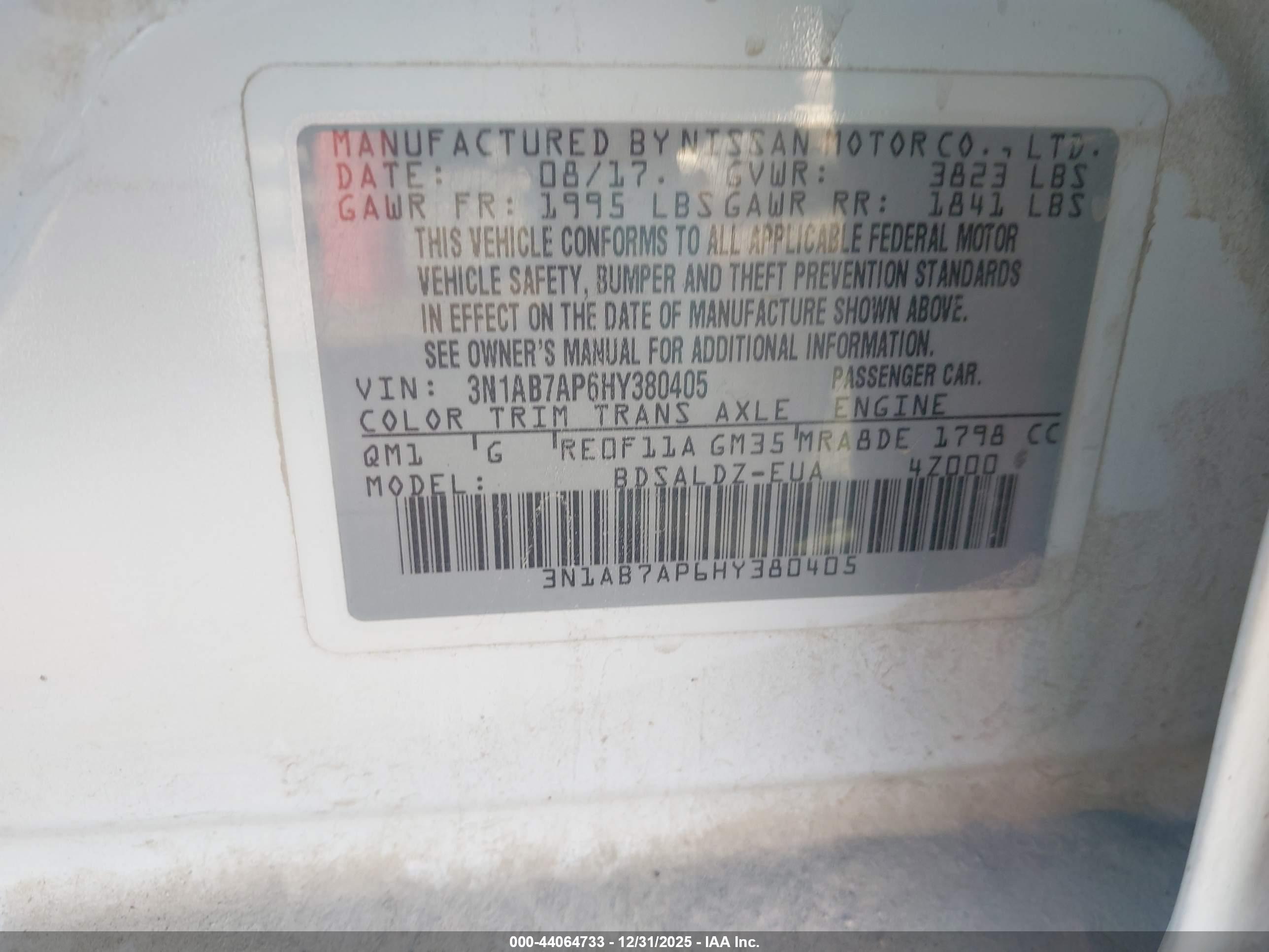 NISSAN SENTRA image 9