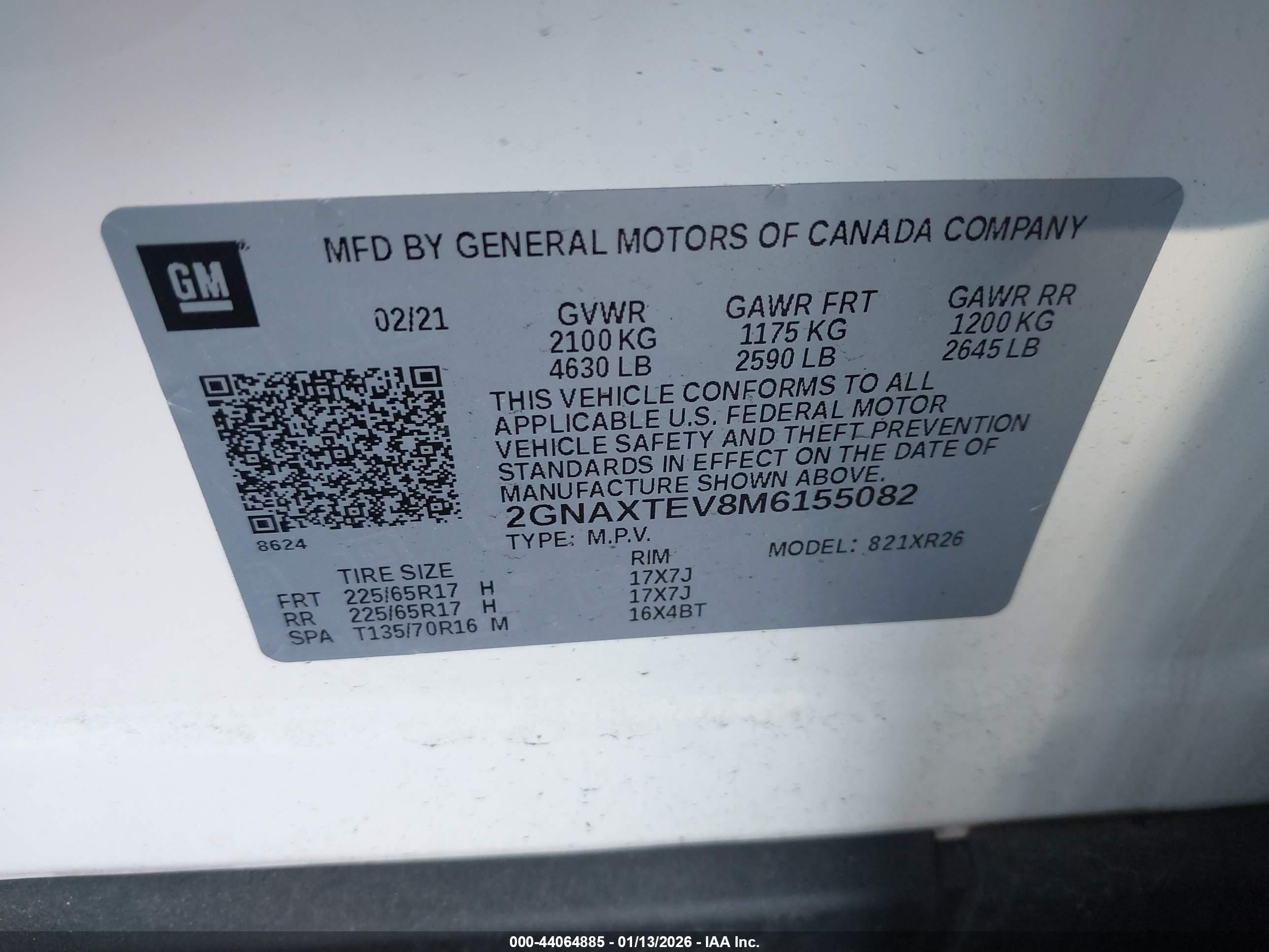 CHEVROLET EQUINOX image 9