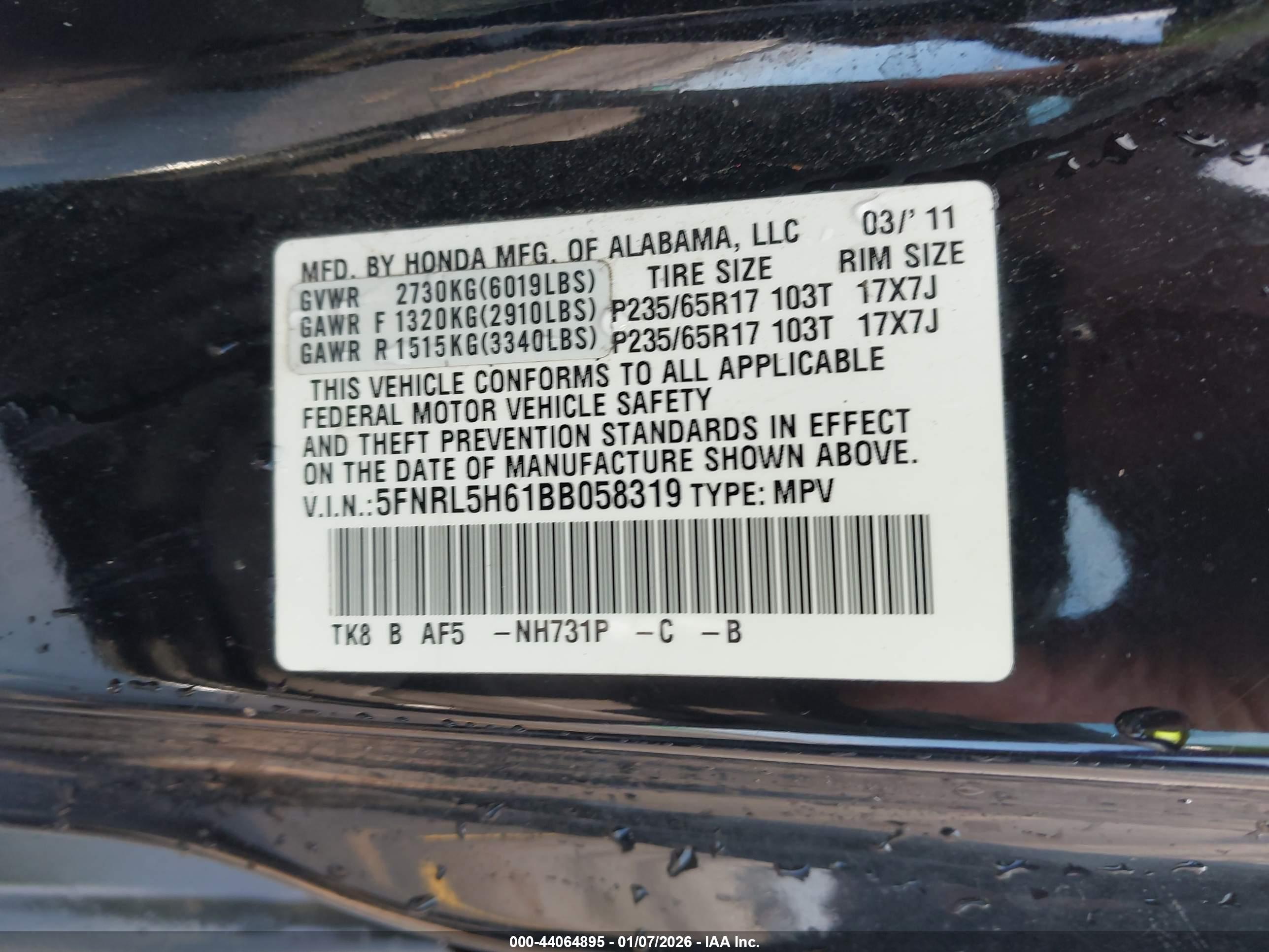 HONDA ODYSSEY image 9