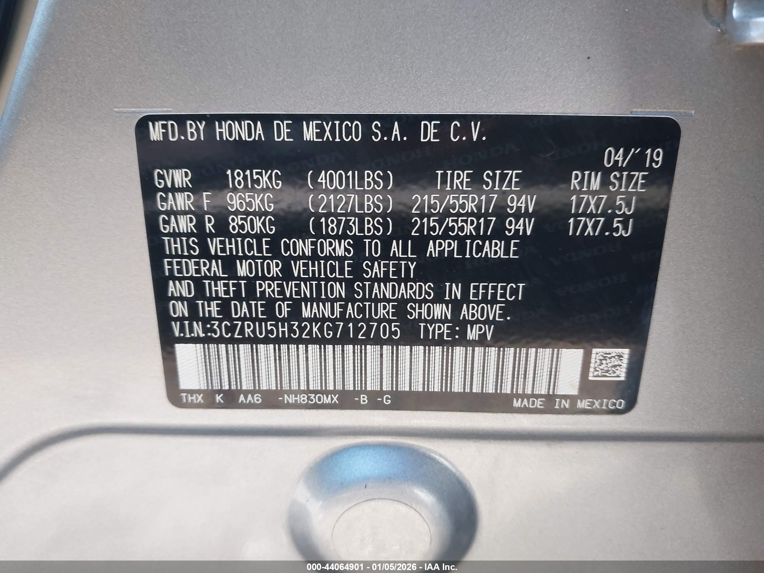 HONDA HR-V image 9