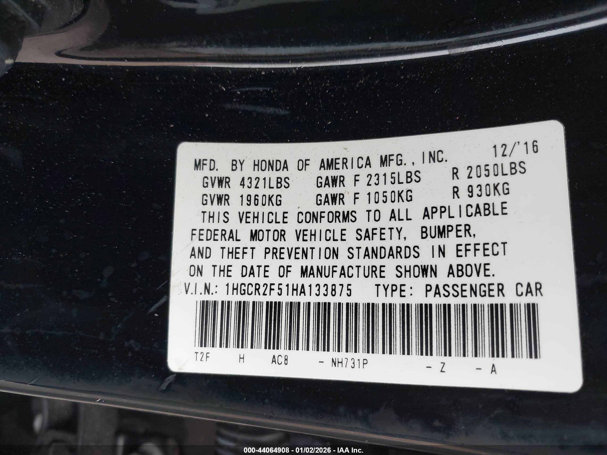 HONDA ACCORD image 9
