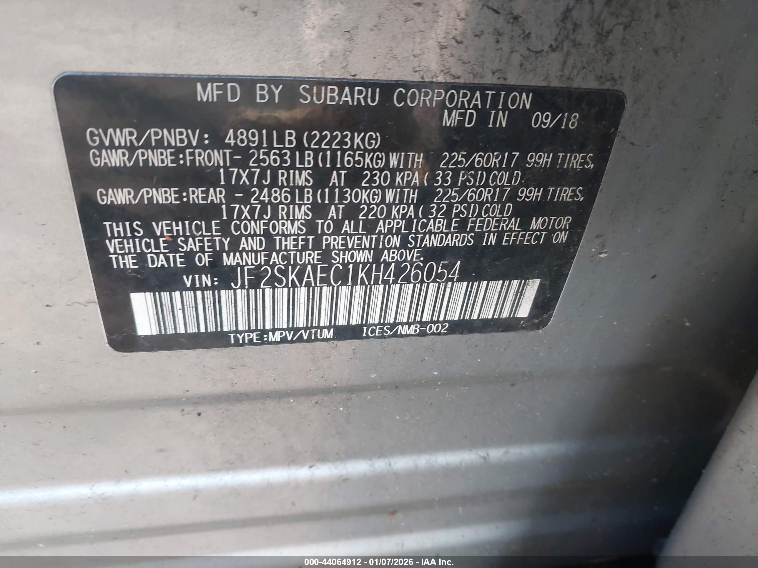 SUBARU FORESTER image 9