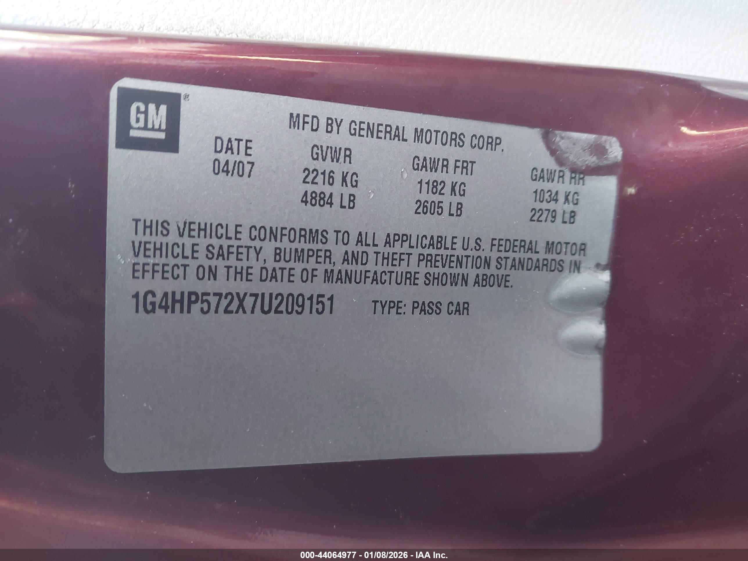 BUICK LUCERNE image 9