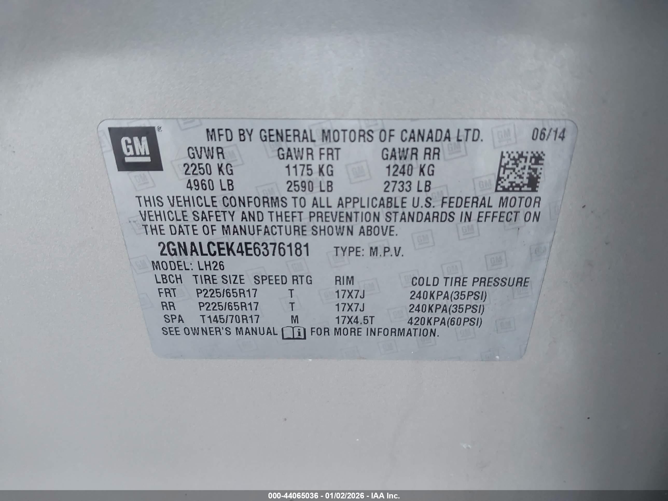CHEVROLET EQUINOX image 9