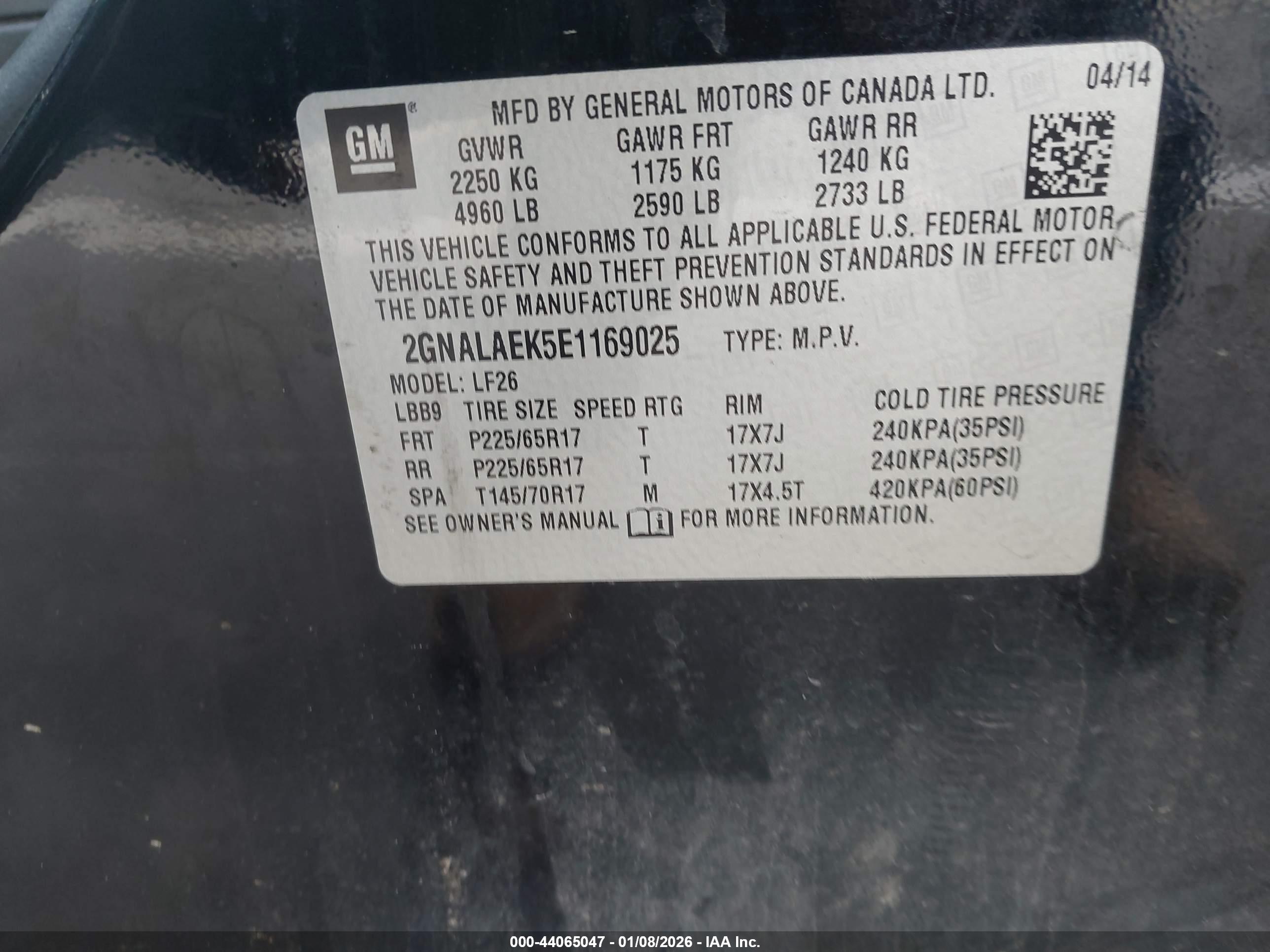 CHEVROLET EQUINOX image 9