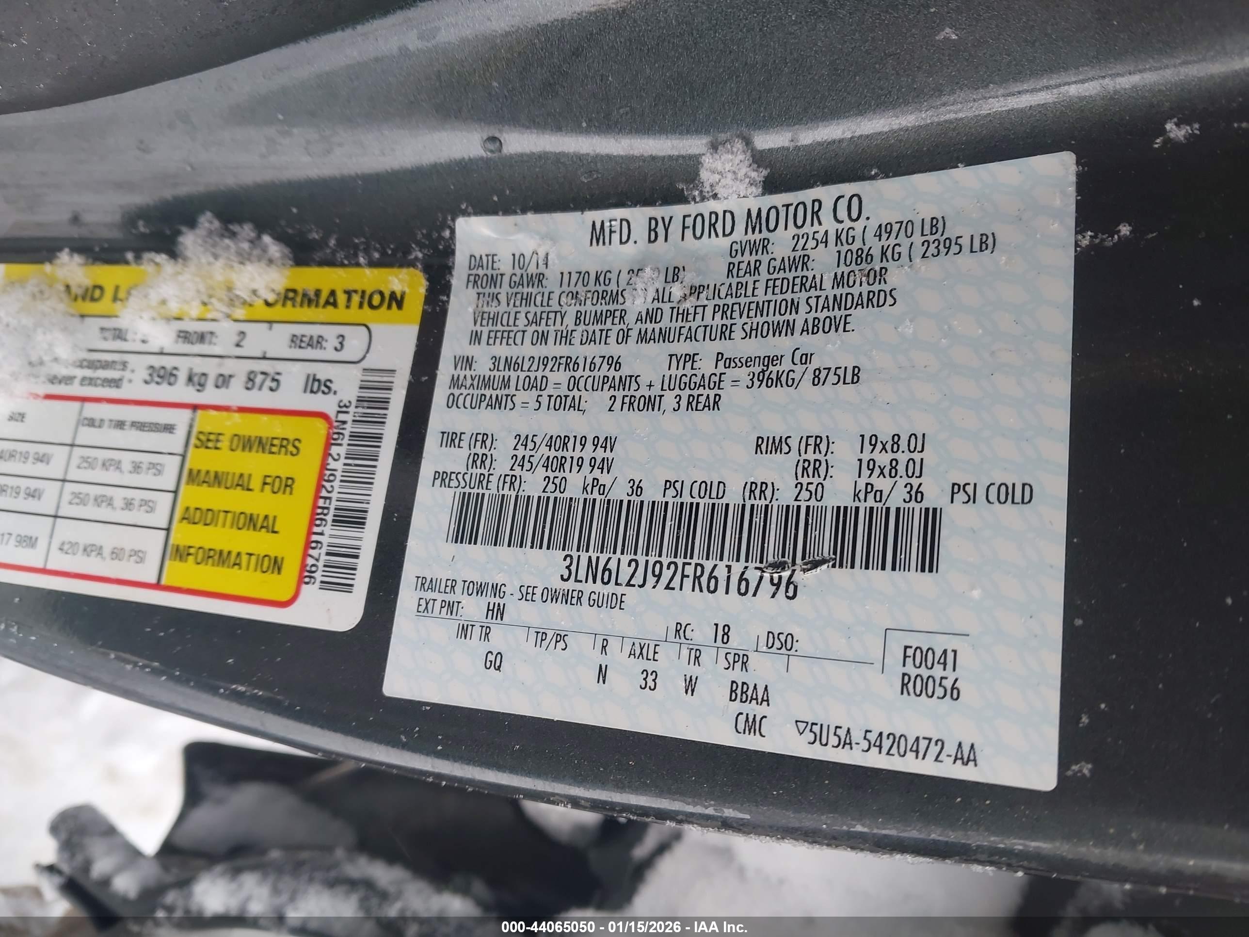 LINCOLN MKZ image 9