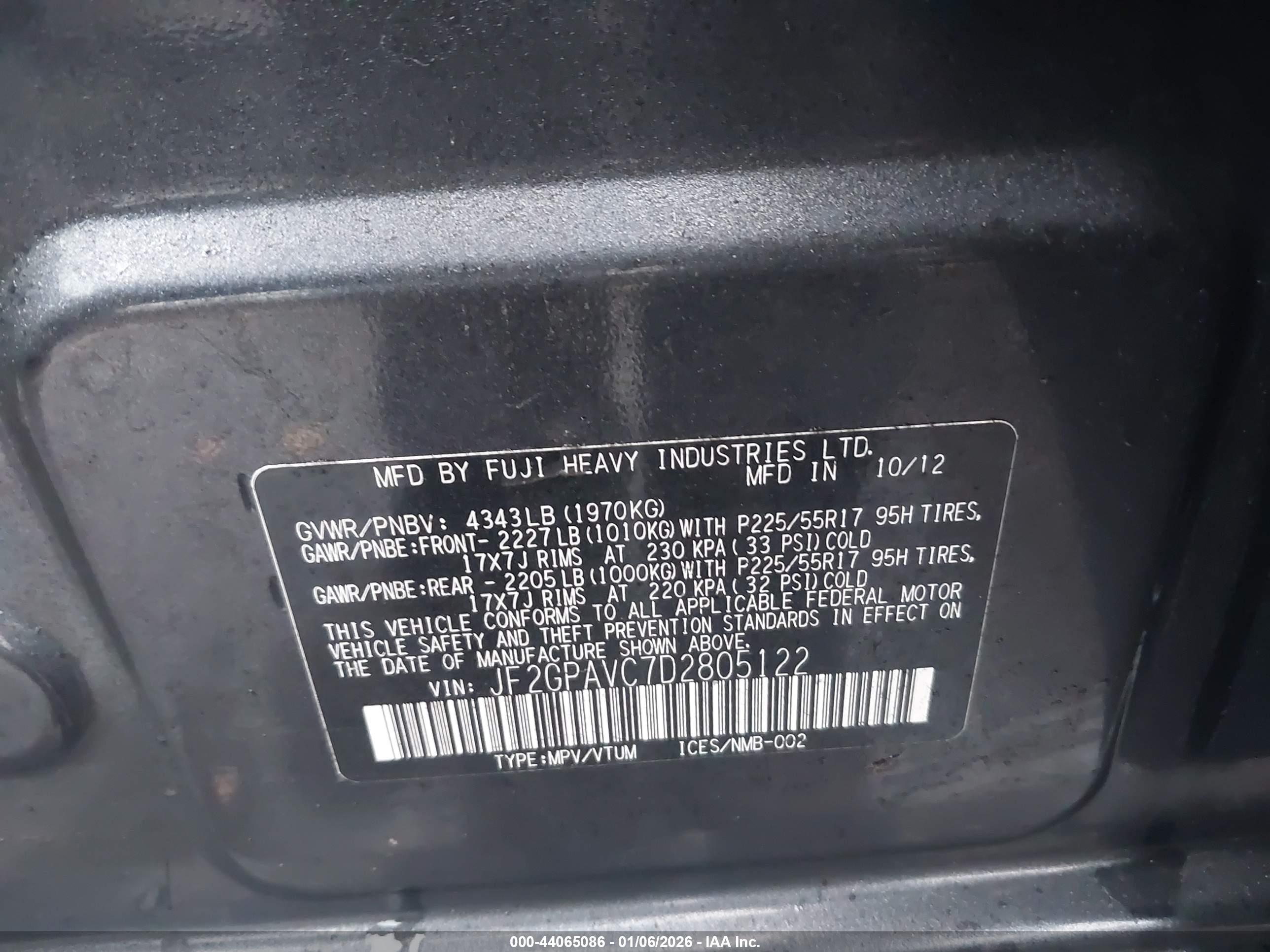 SUBARU XV image 9