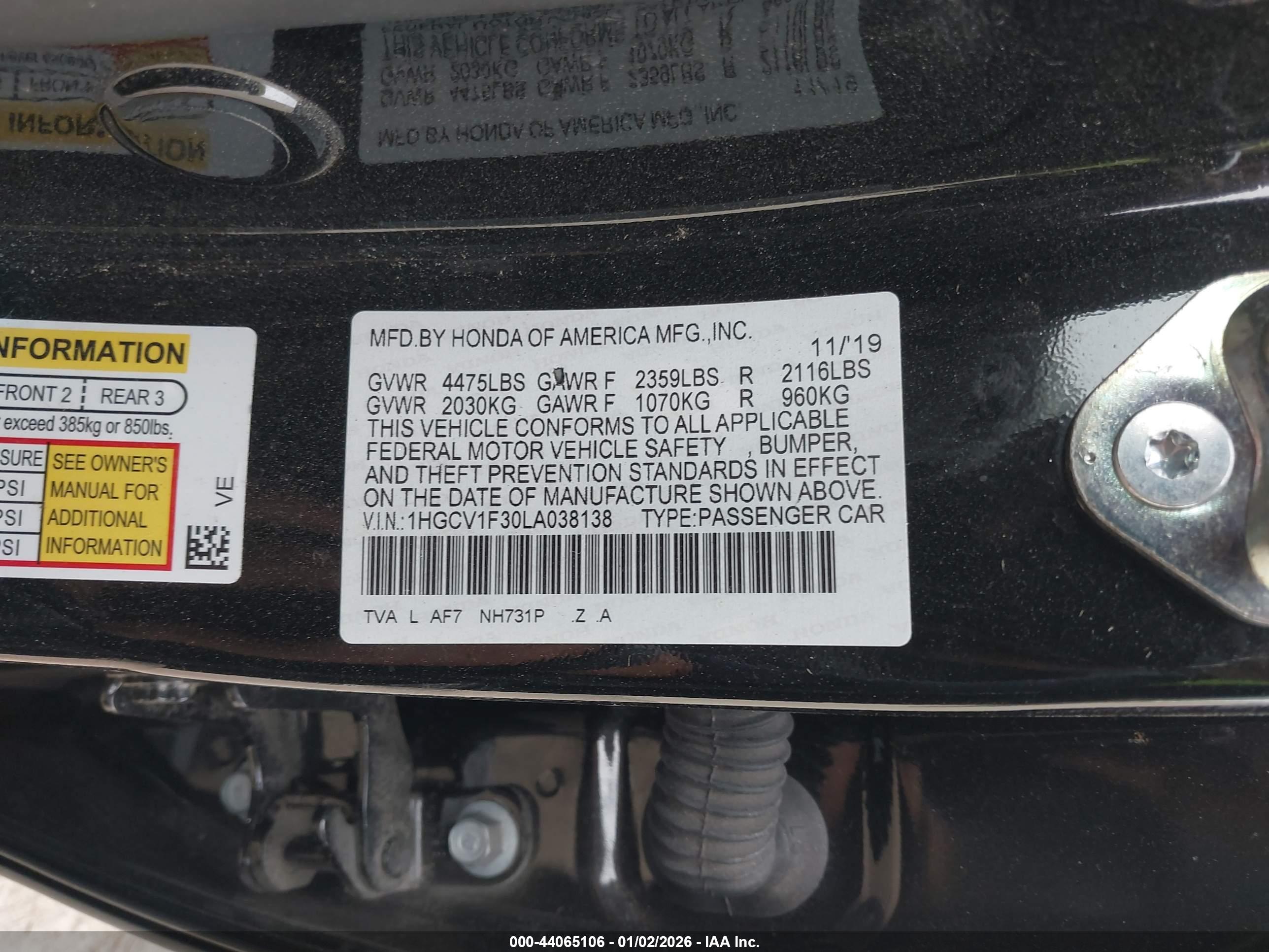 HONDA ACCORD image 9