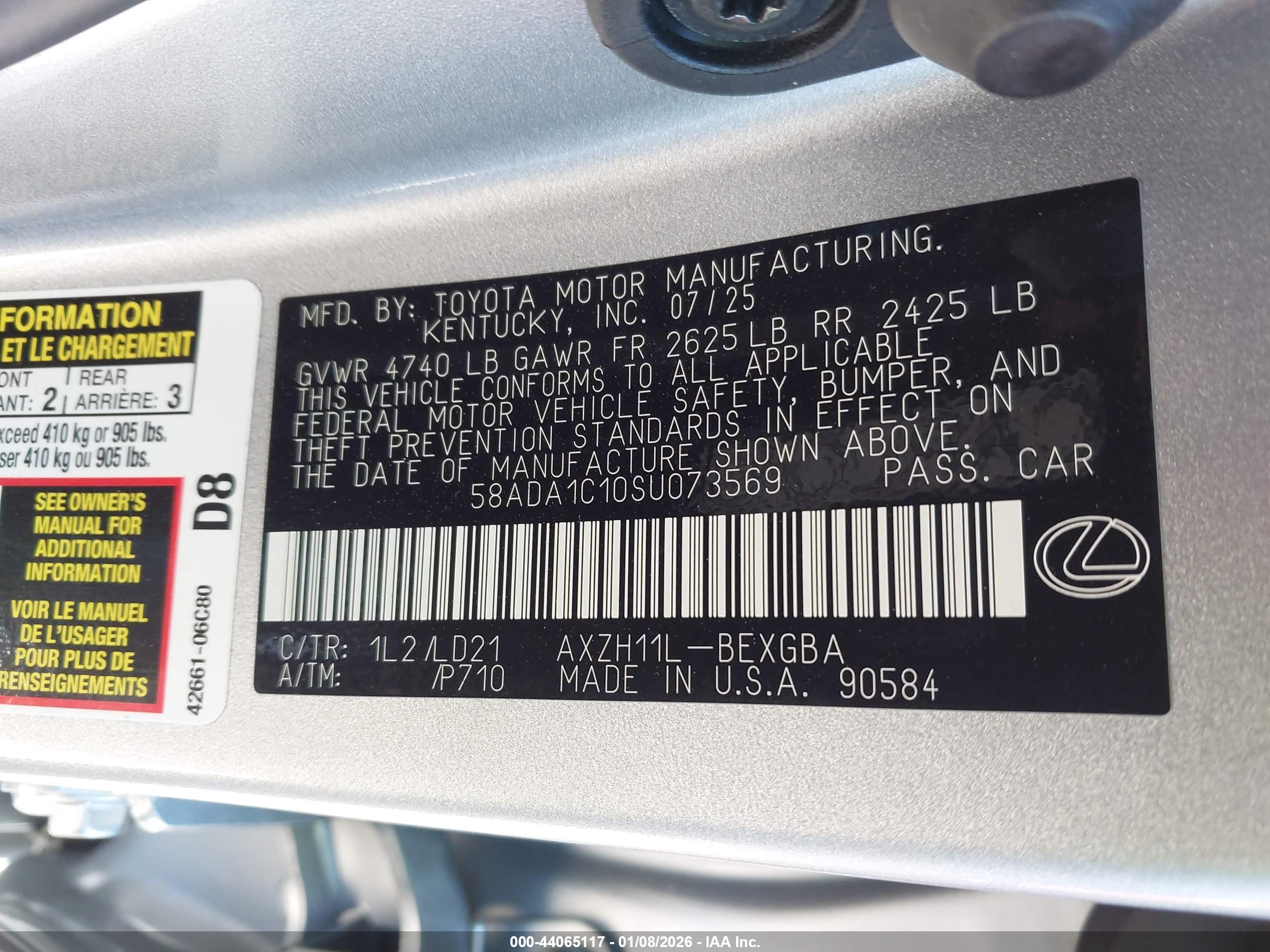 LEXUS ES image 9