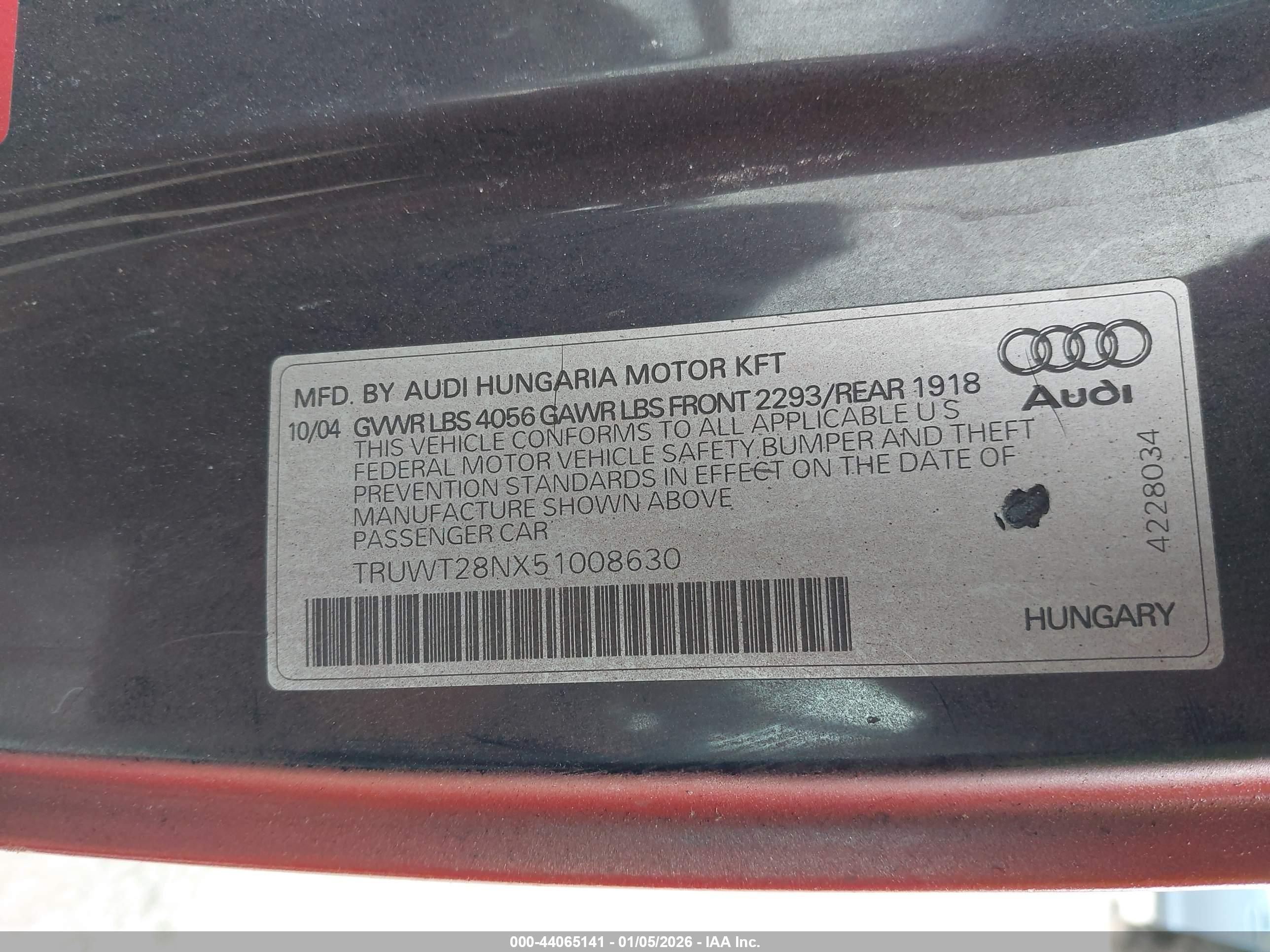 AUDI TT image 9