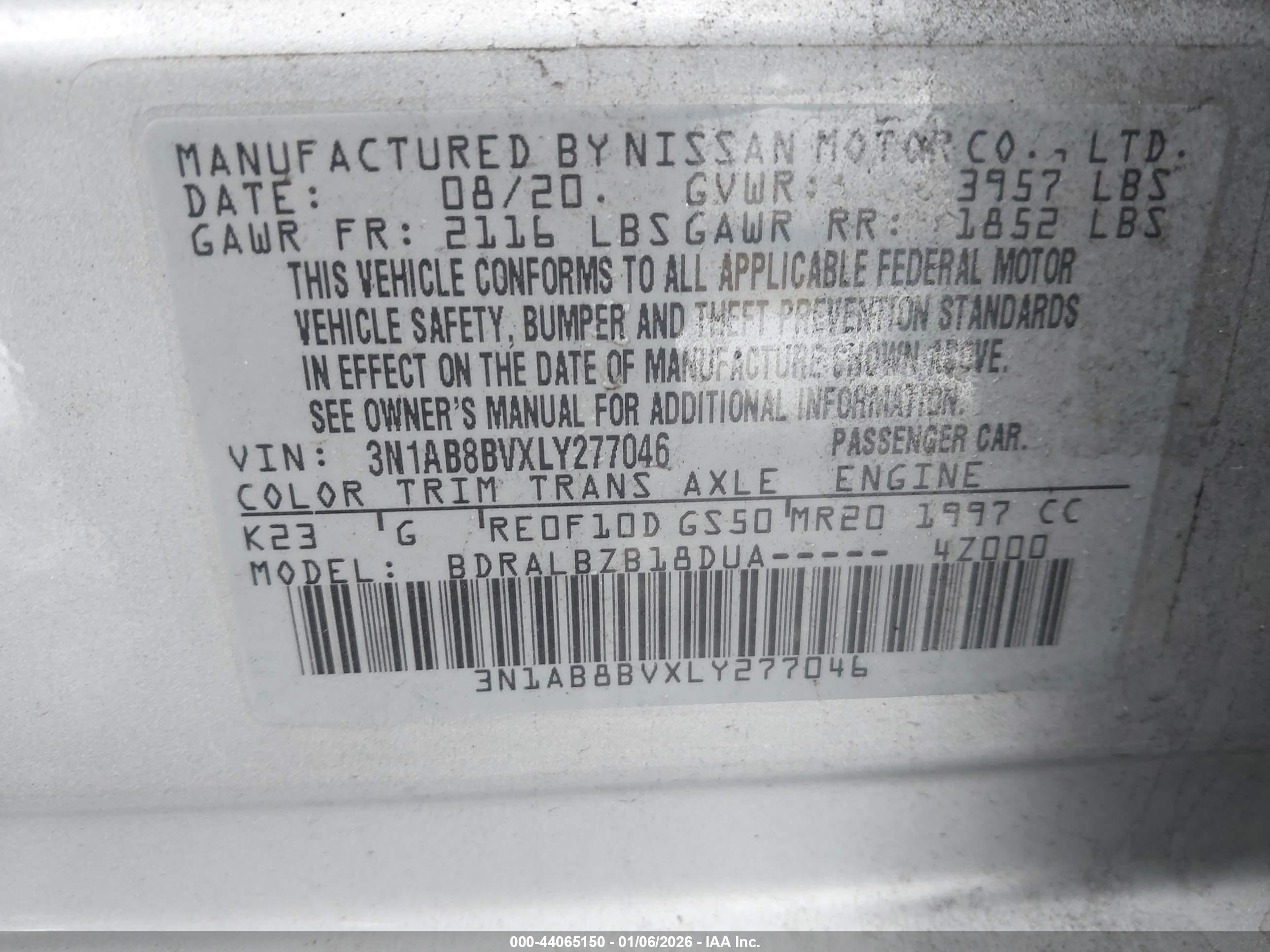 NISSAN SENTRA image 9