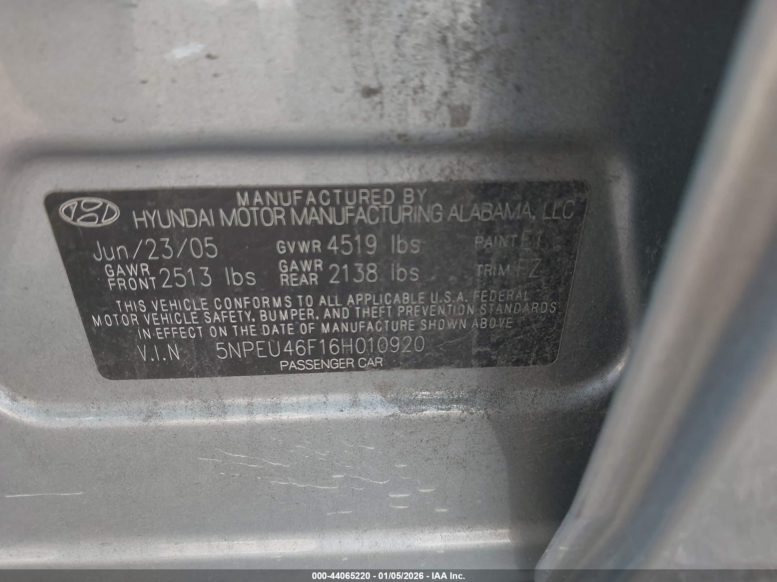 HYUNDAI SONATA image 9