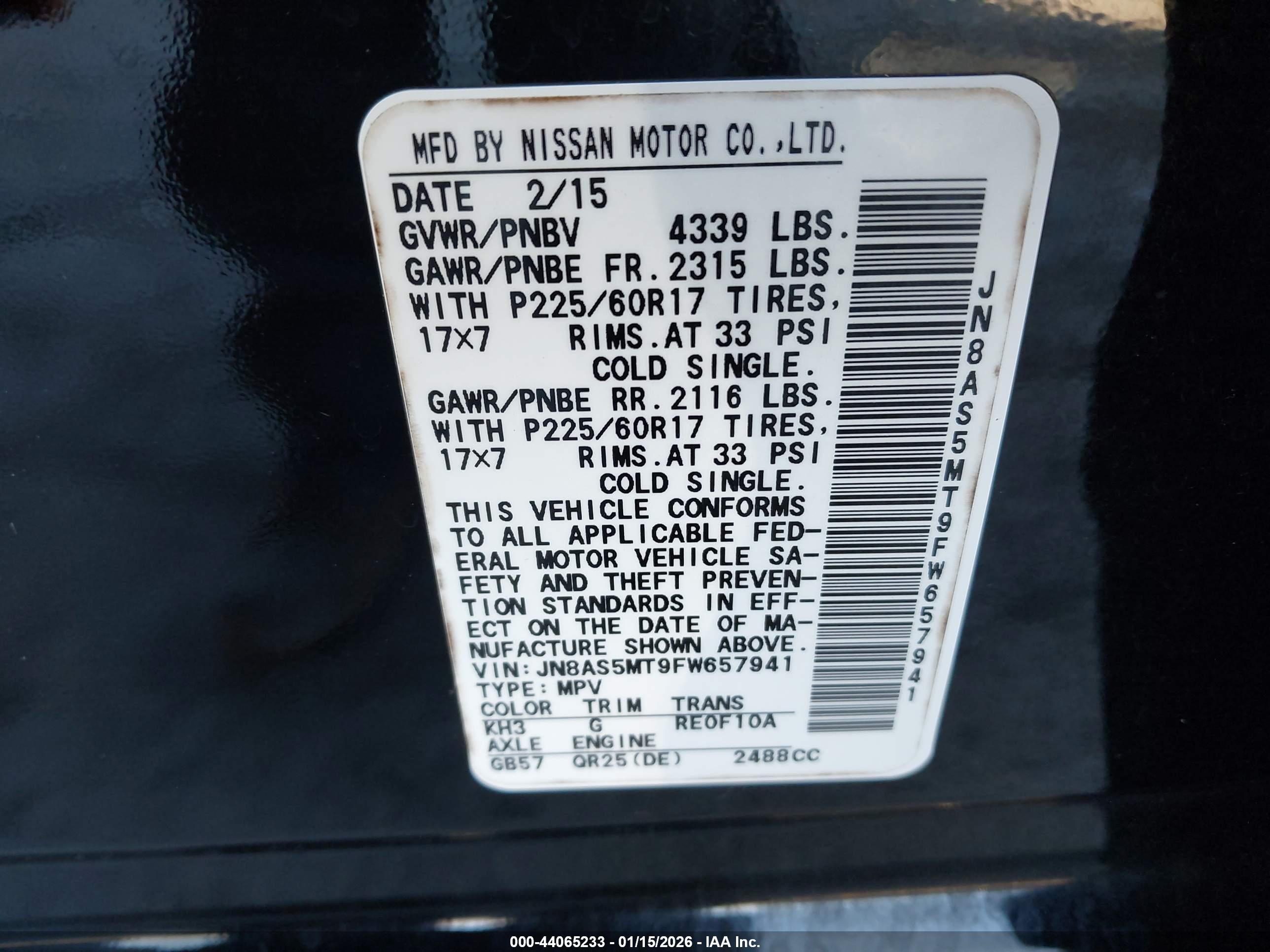 NISSAN ROGUE image 9
