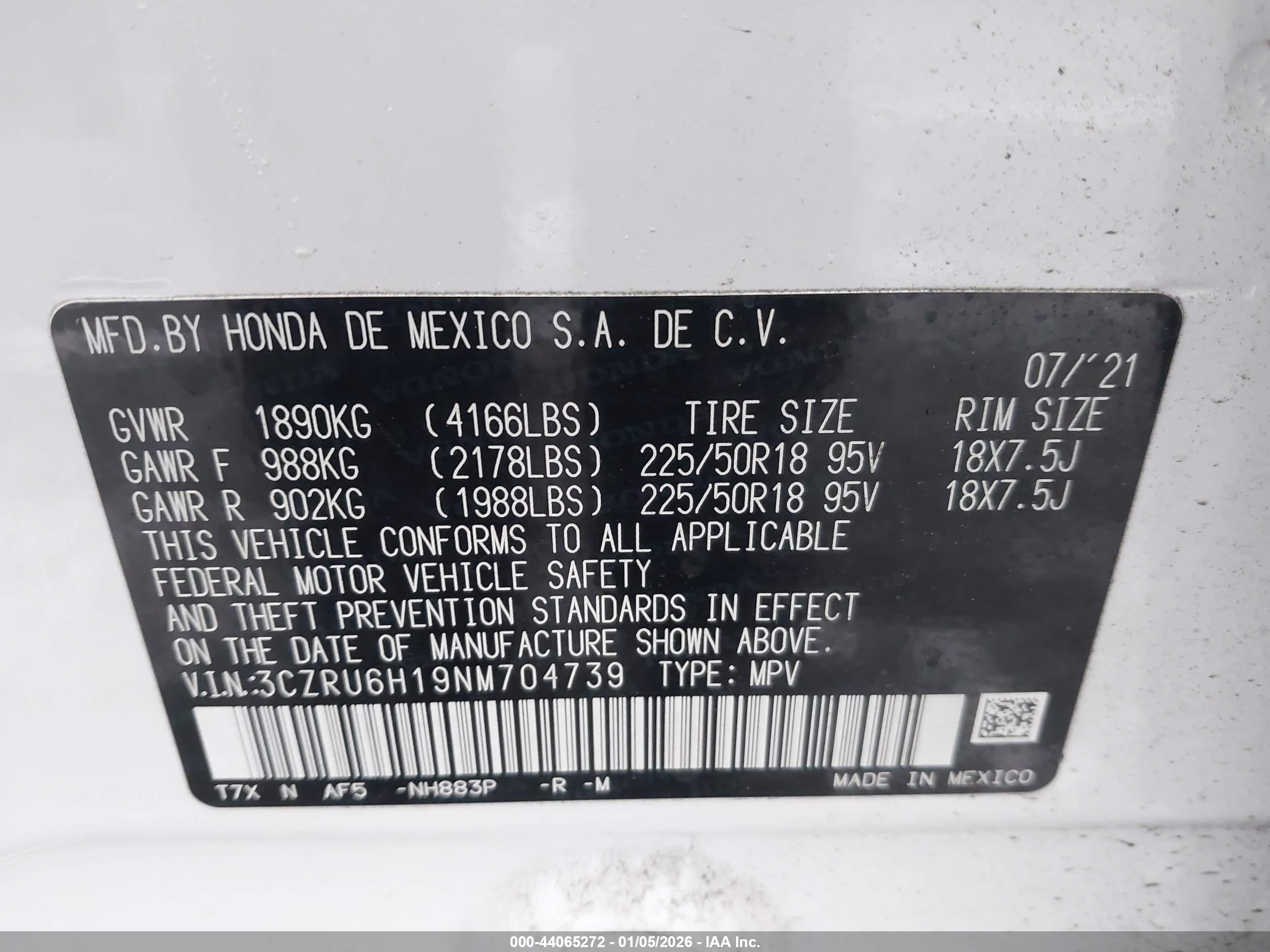 HONDA HR-V image 9