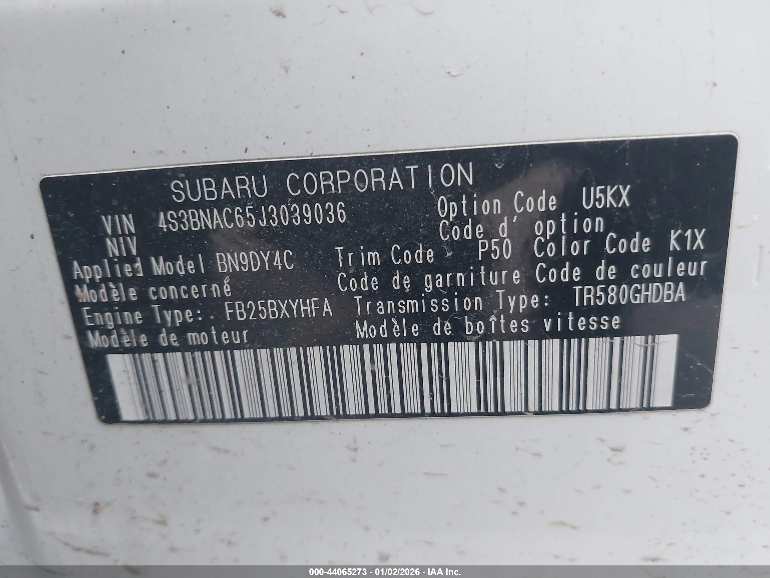 SUBARU LEGACY image 9