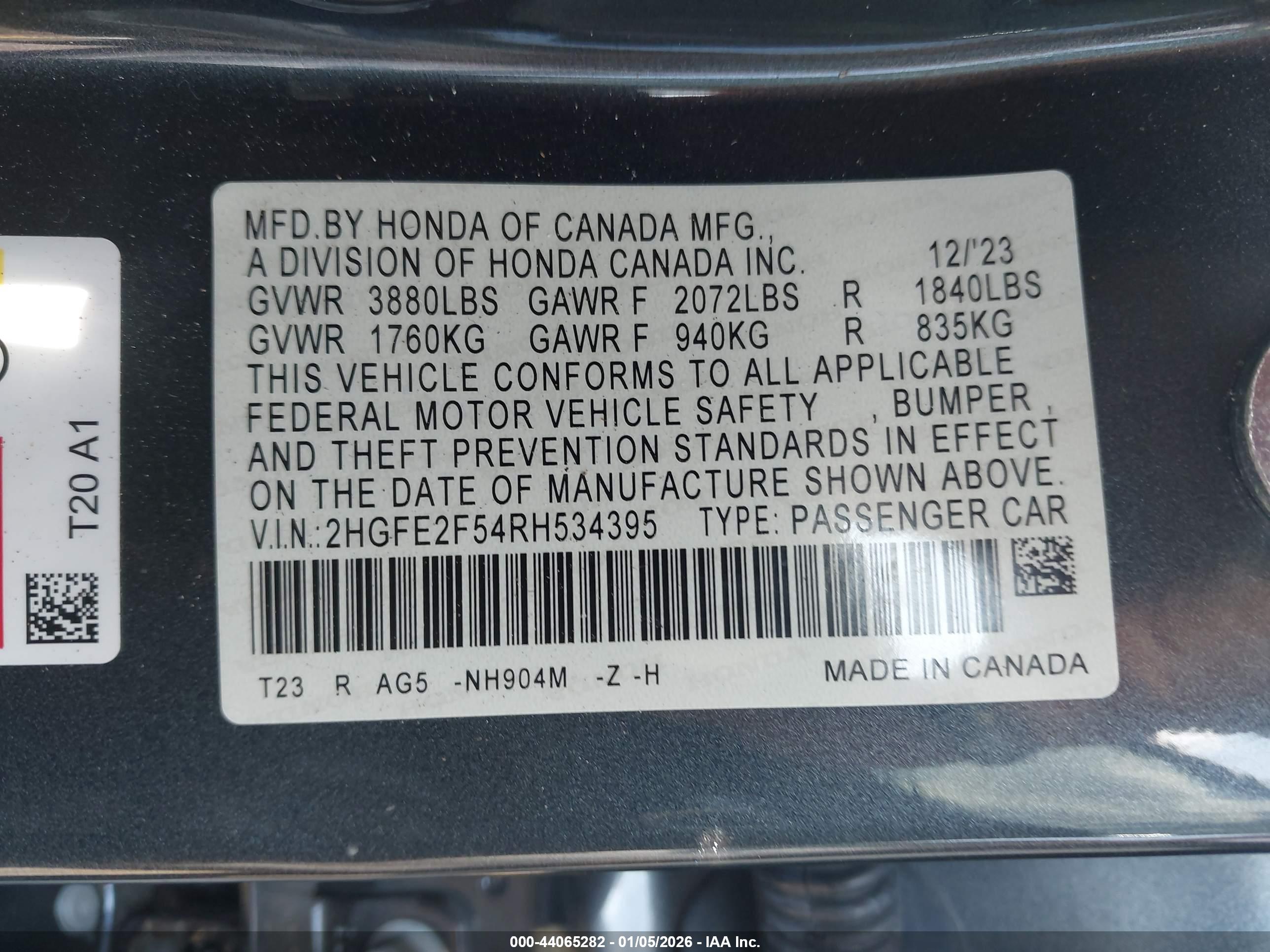 HONDA CIVIC image 9