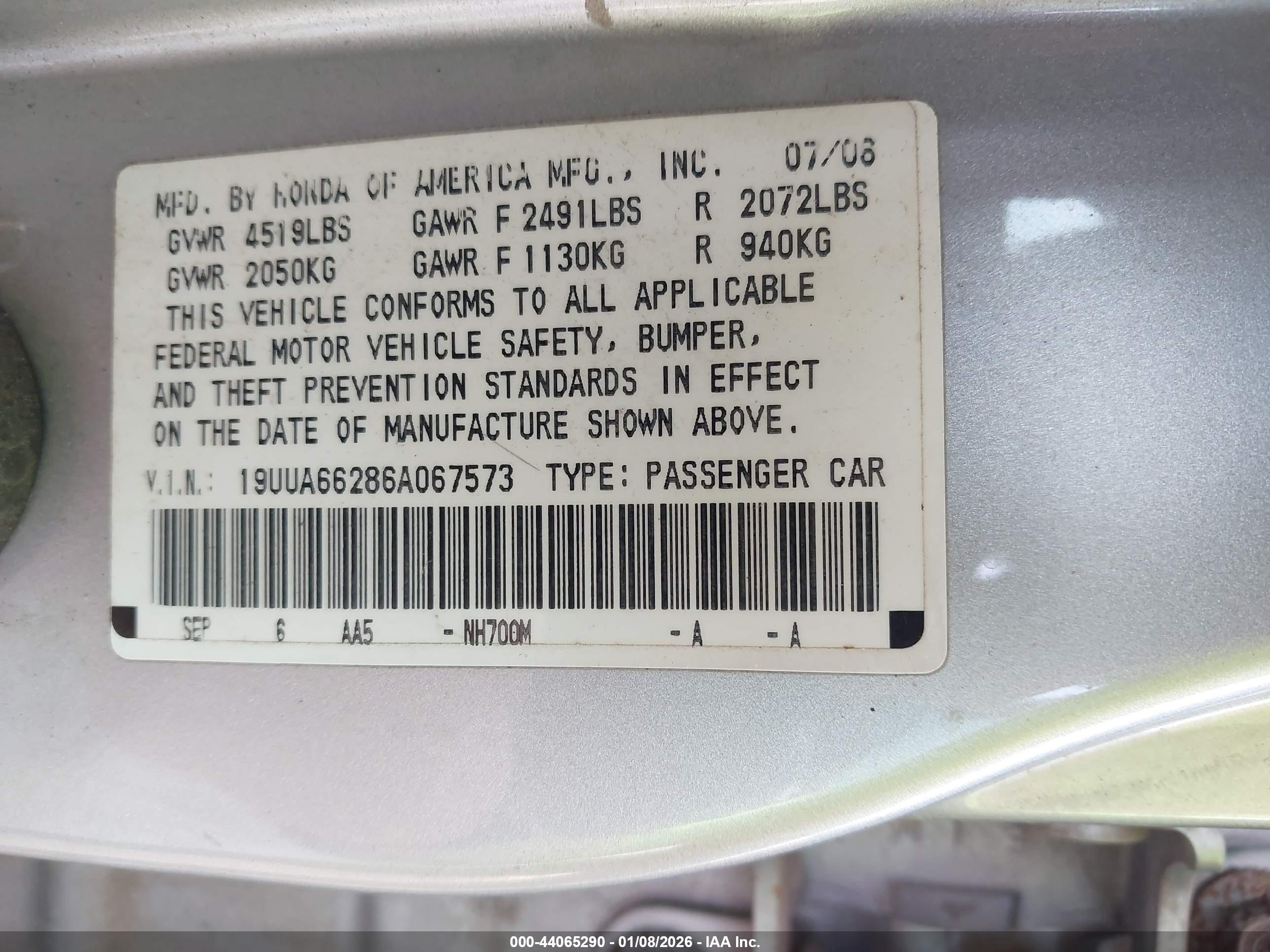 ACURA TL image 9