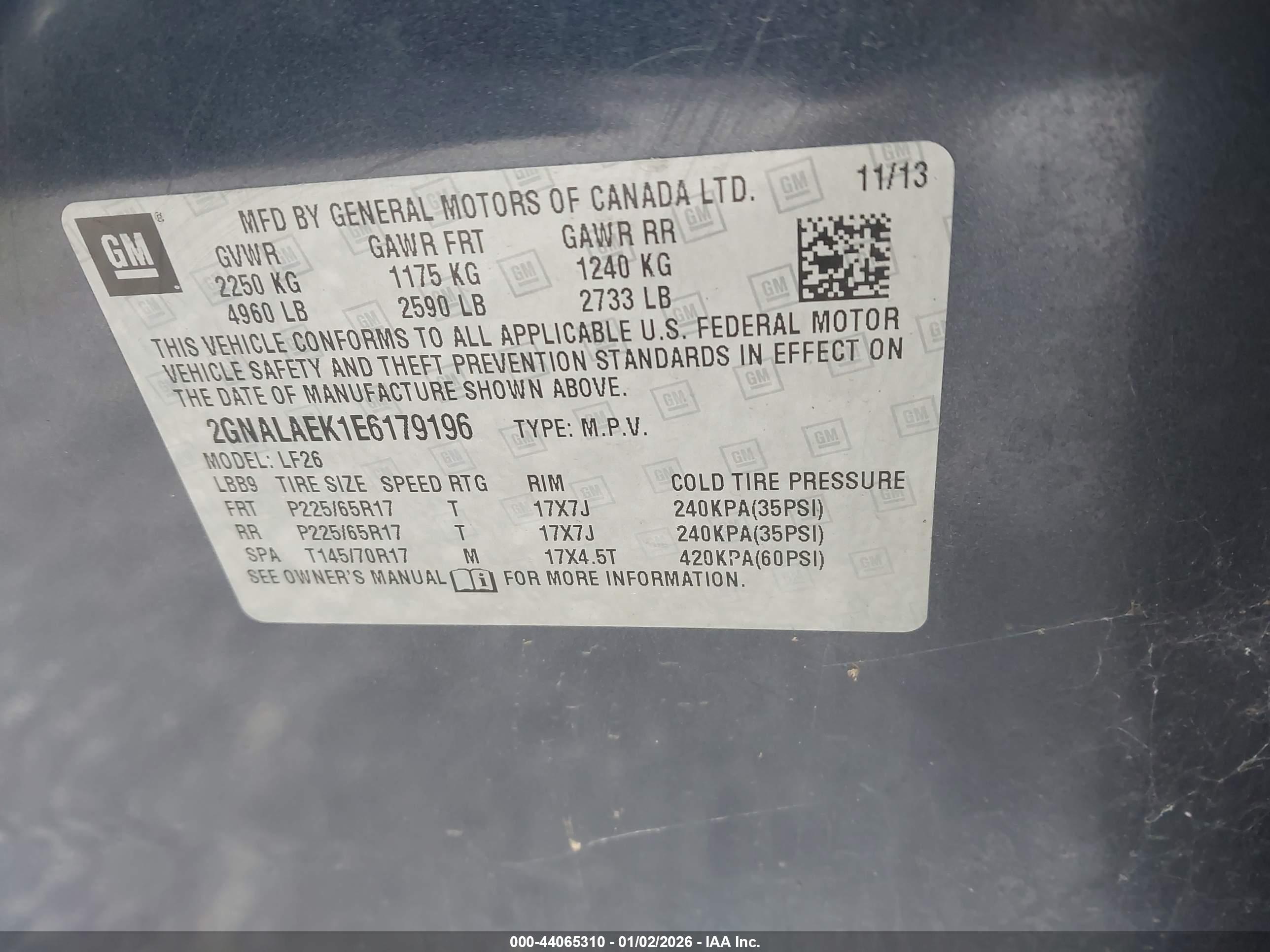 CHEVROLET EQUINOX image 9
