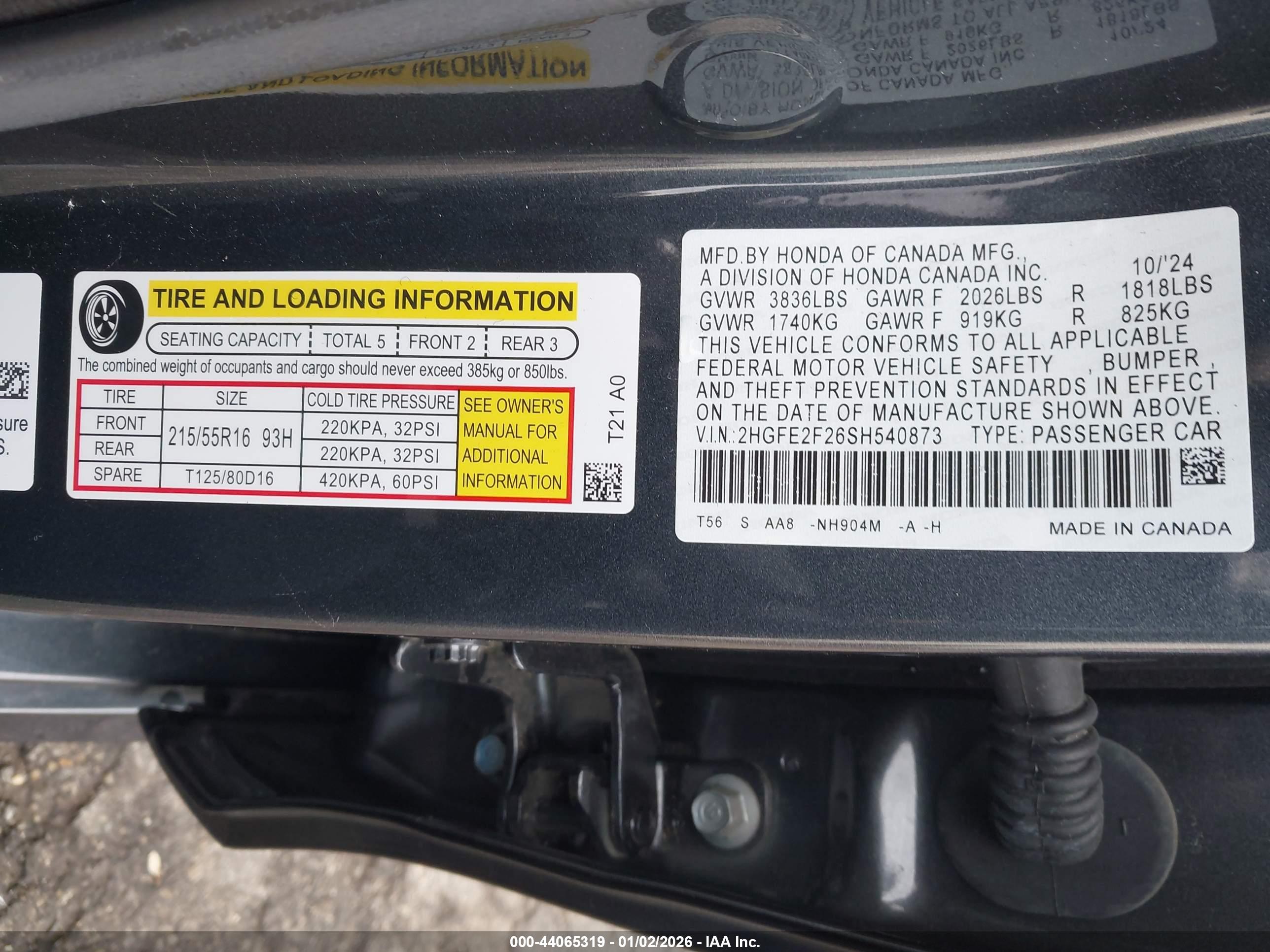 HONDA CIVIC image 9