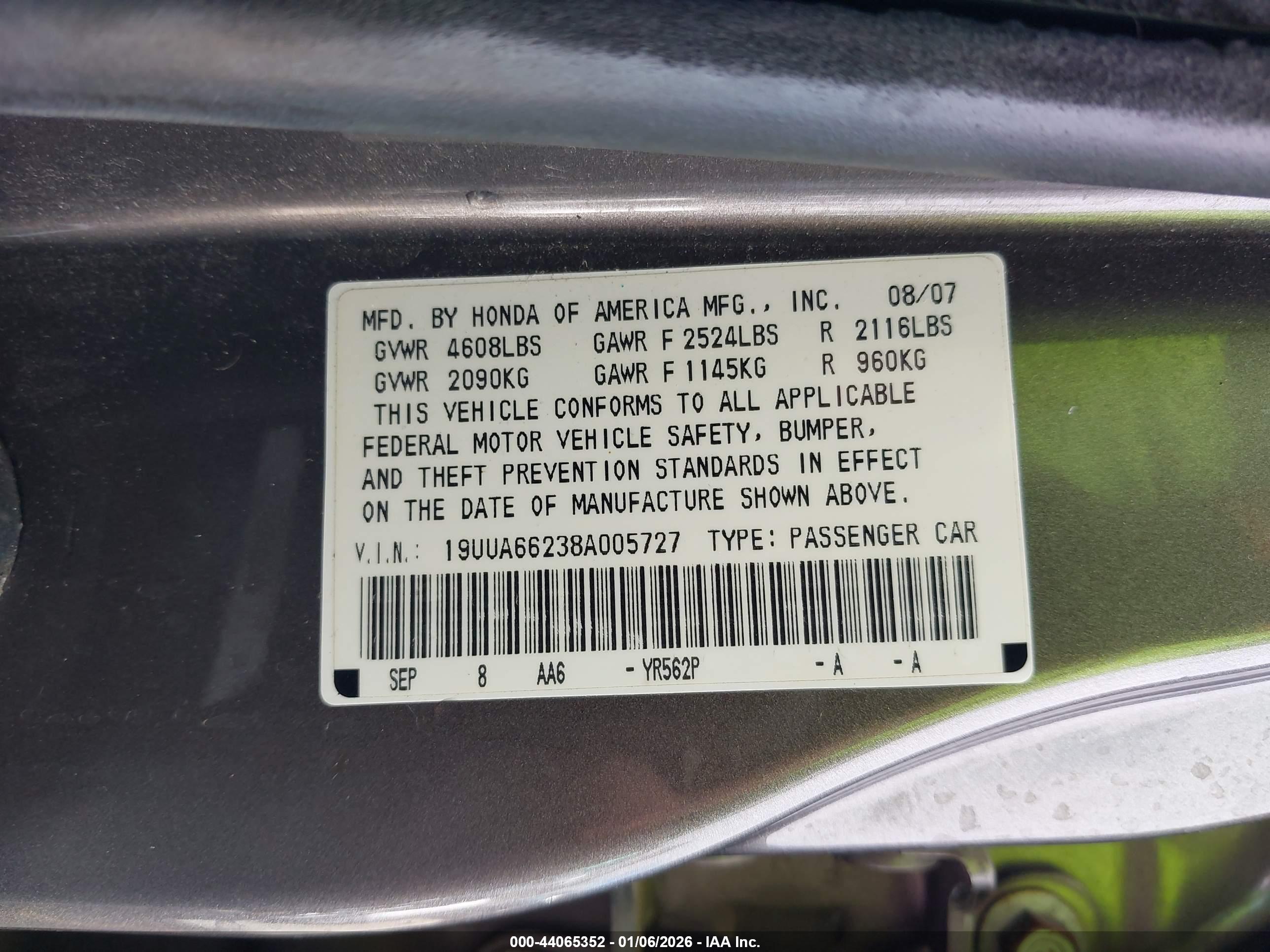 ACURA TL image 9