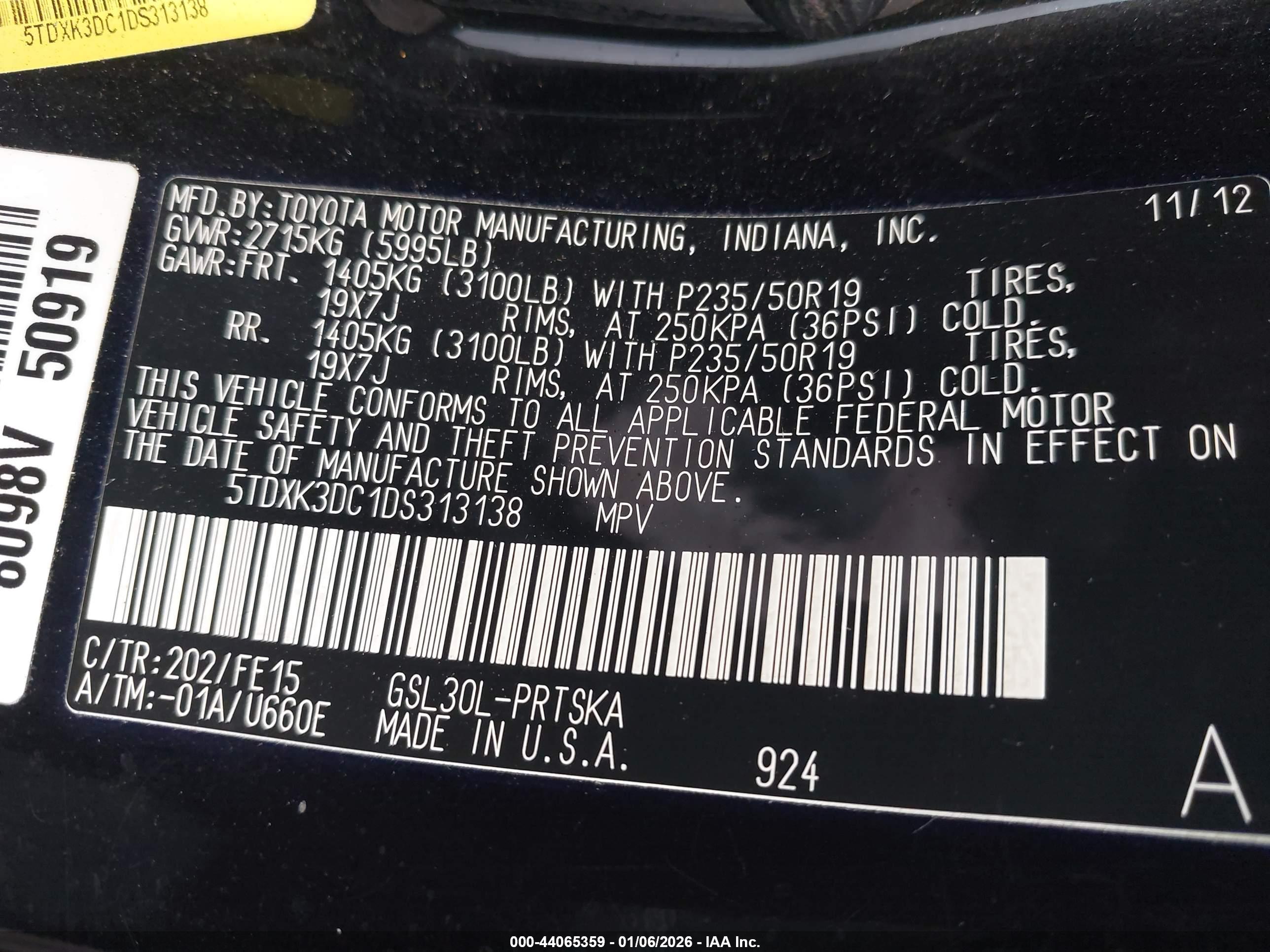 TOYOTA SIENNA image 9