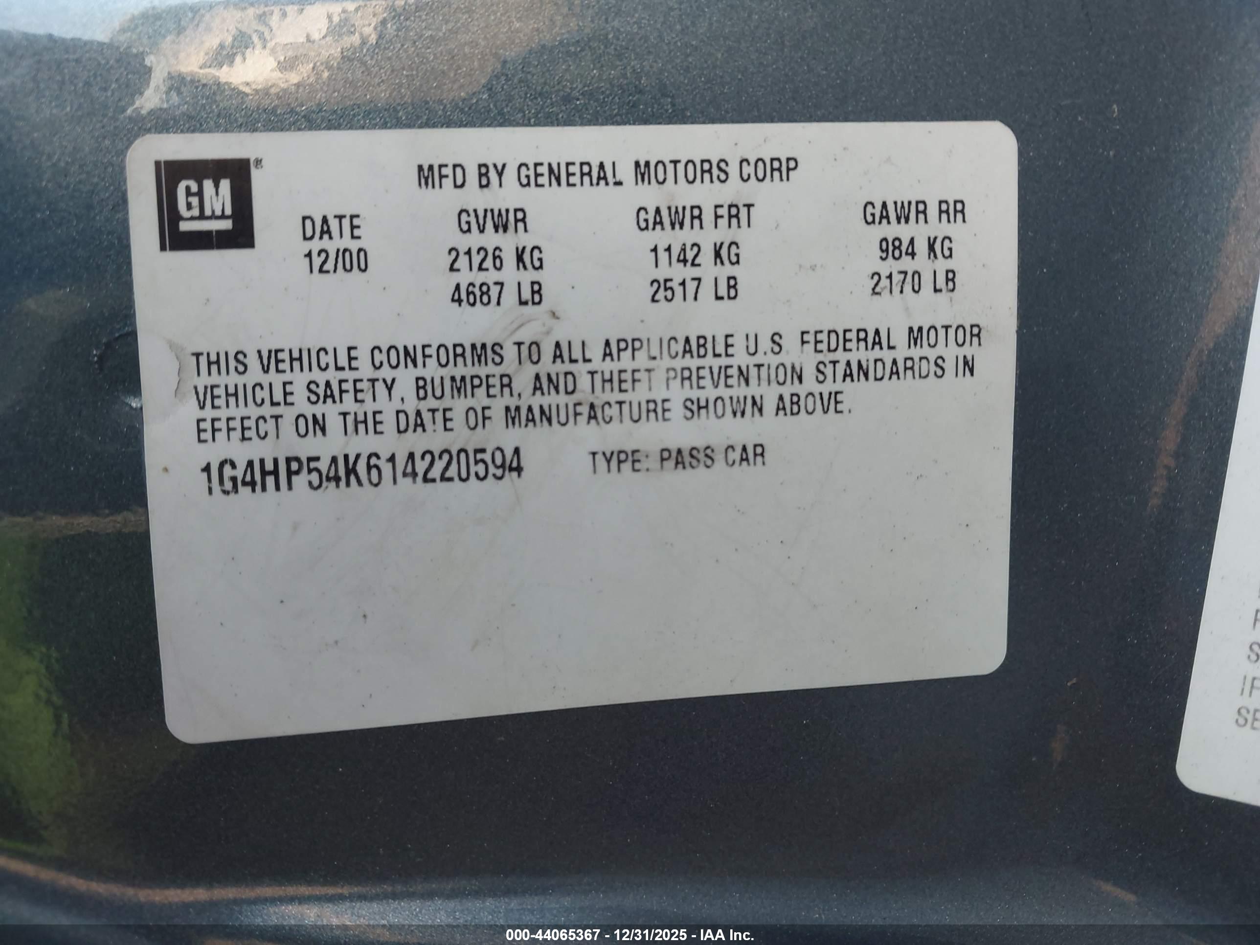 BUICK LESABRE image 9
