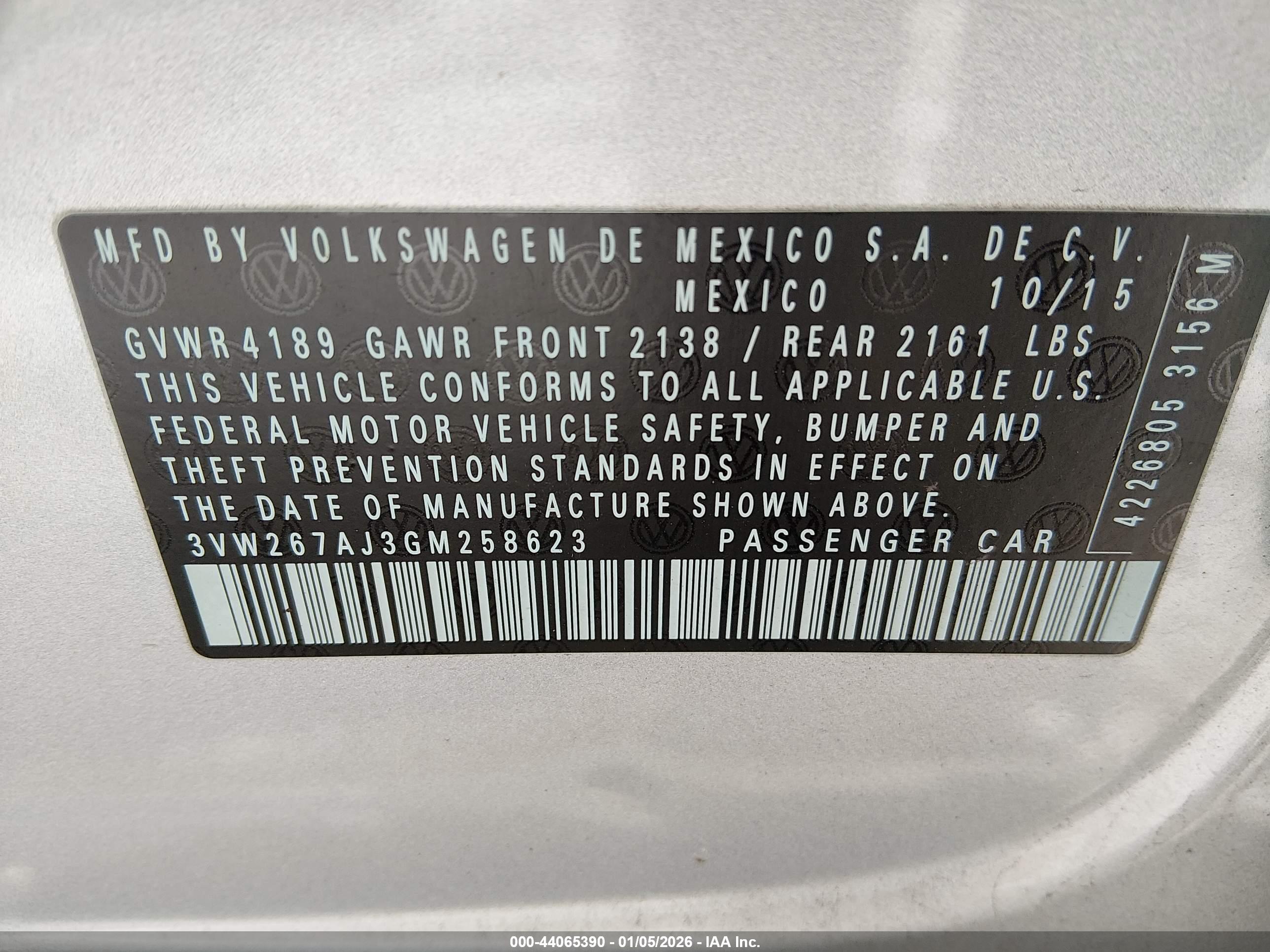 VOLKSWAGEN JETTA image 9