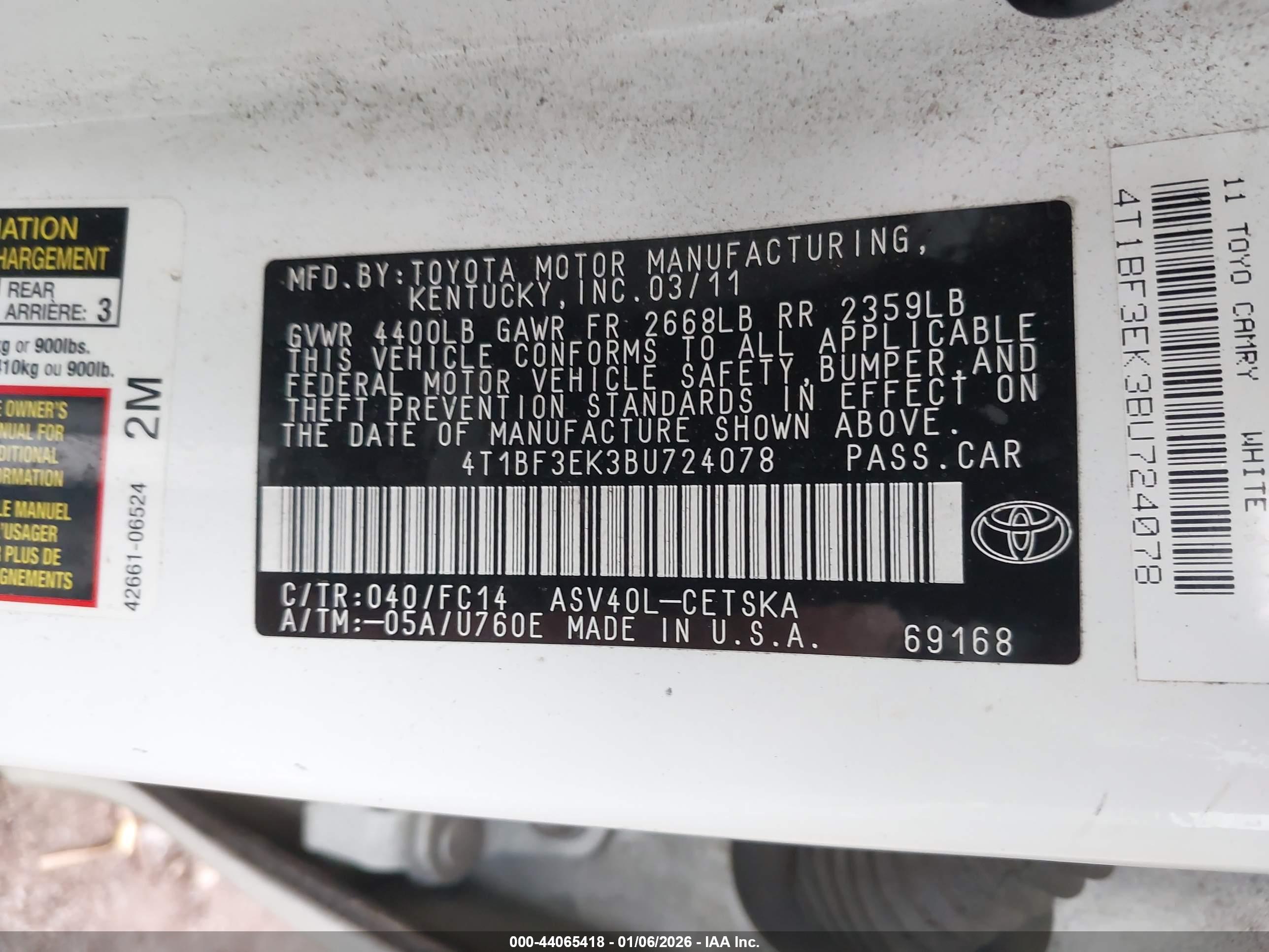 TOYOTA CAMRY image 9
