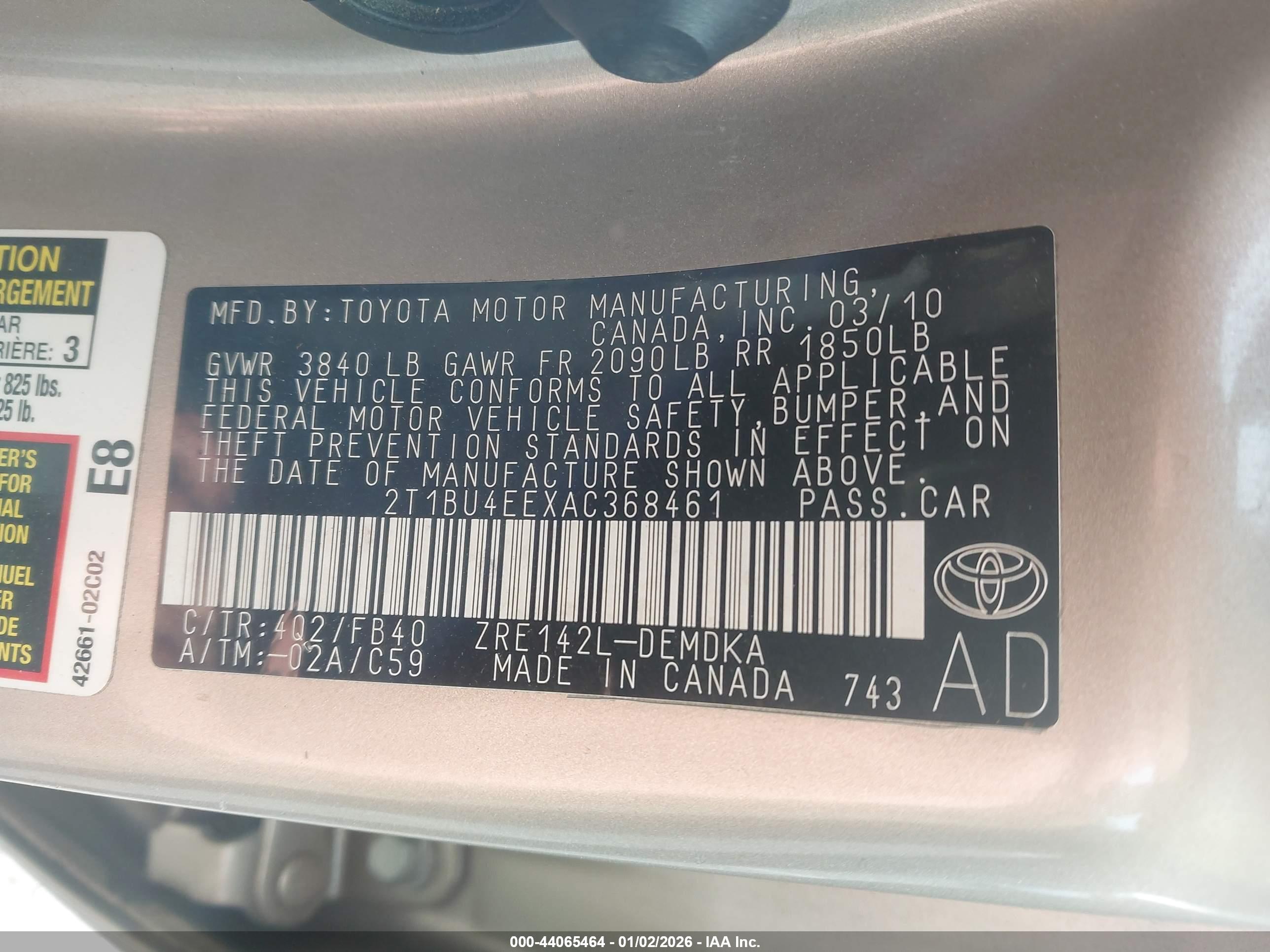 TOYOTA COROLLA image 9