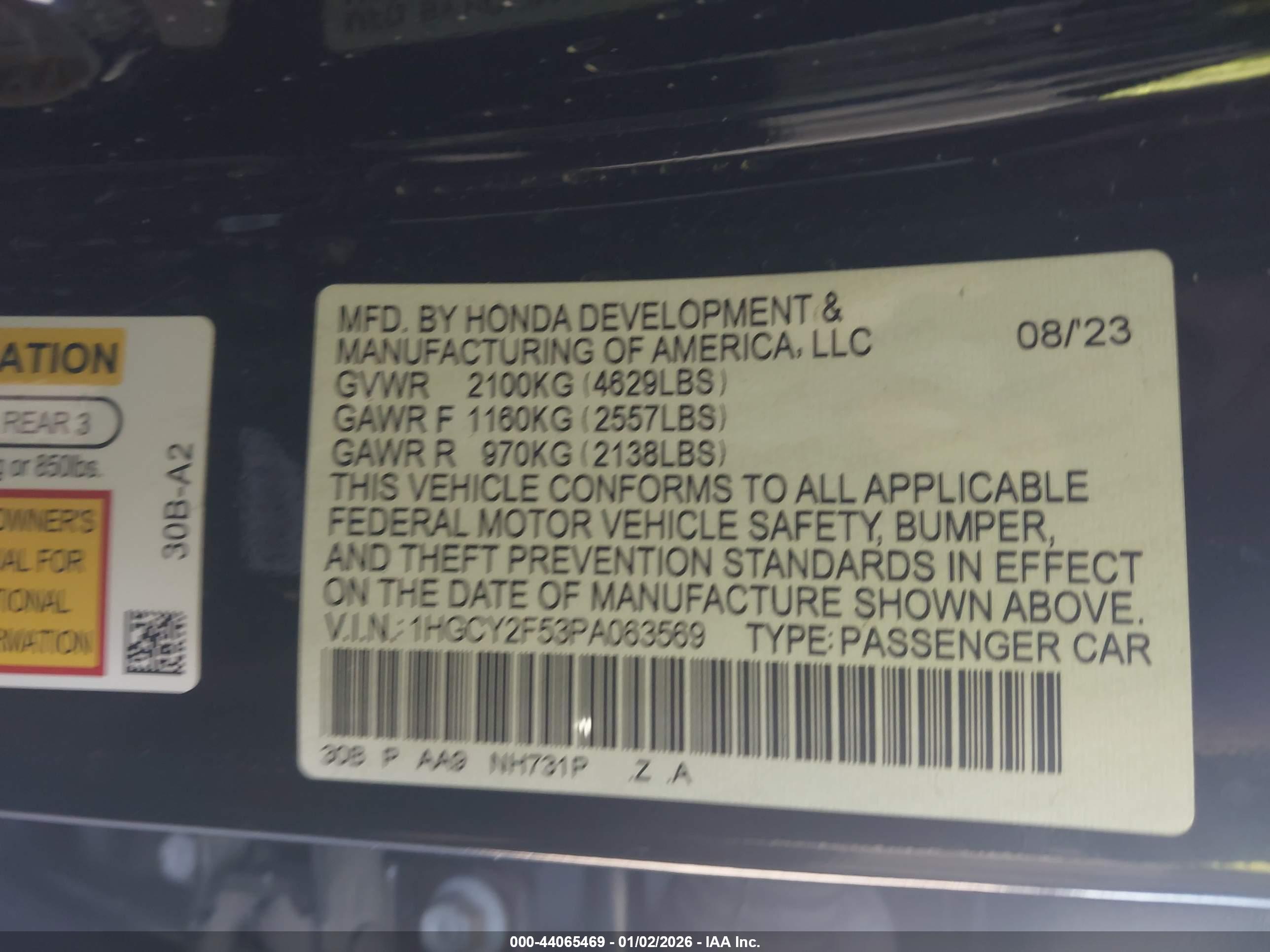 HONDA ACCORD image 9