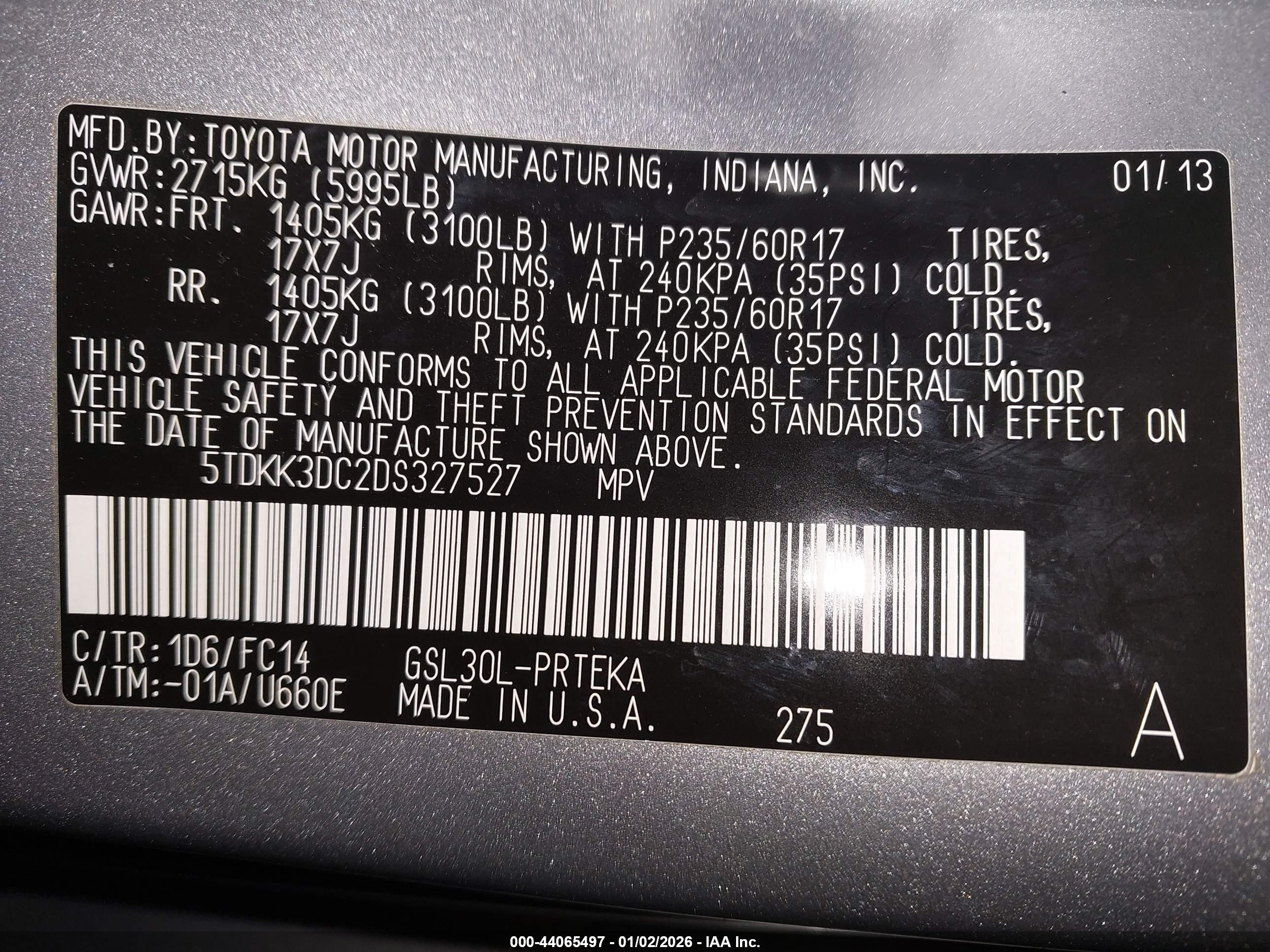 TOYOTA SIENNA image 9